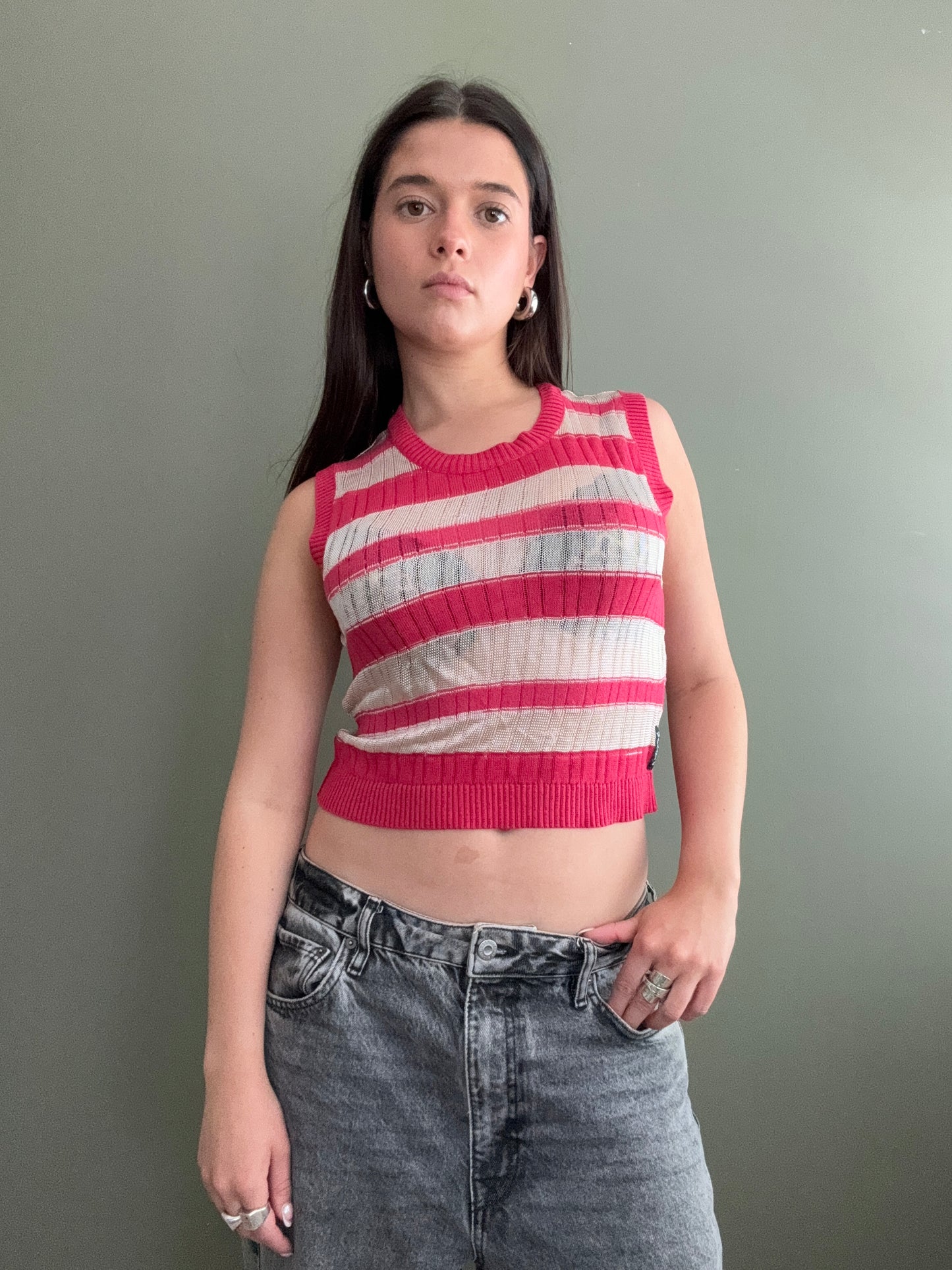 Striped Armani Top (UK12)