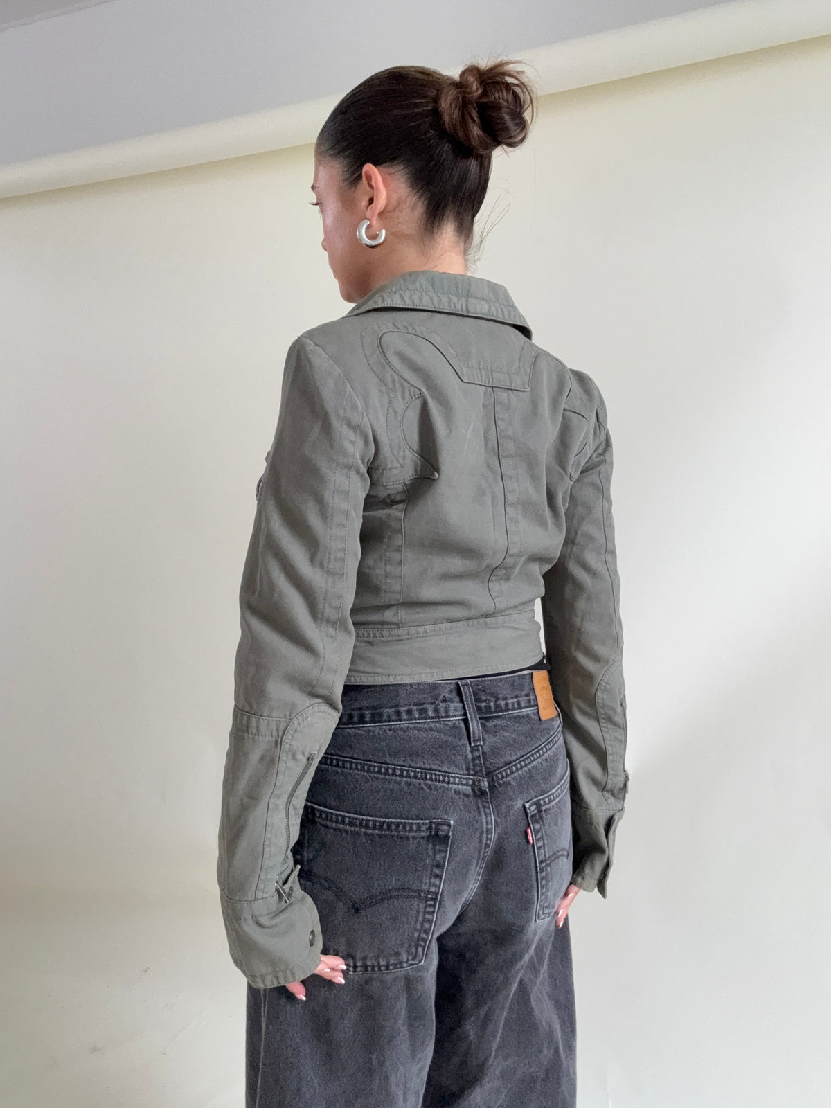 Vintage Diesel Cropped Jacket (M)