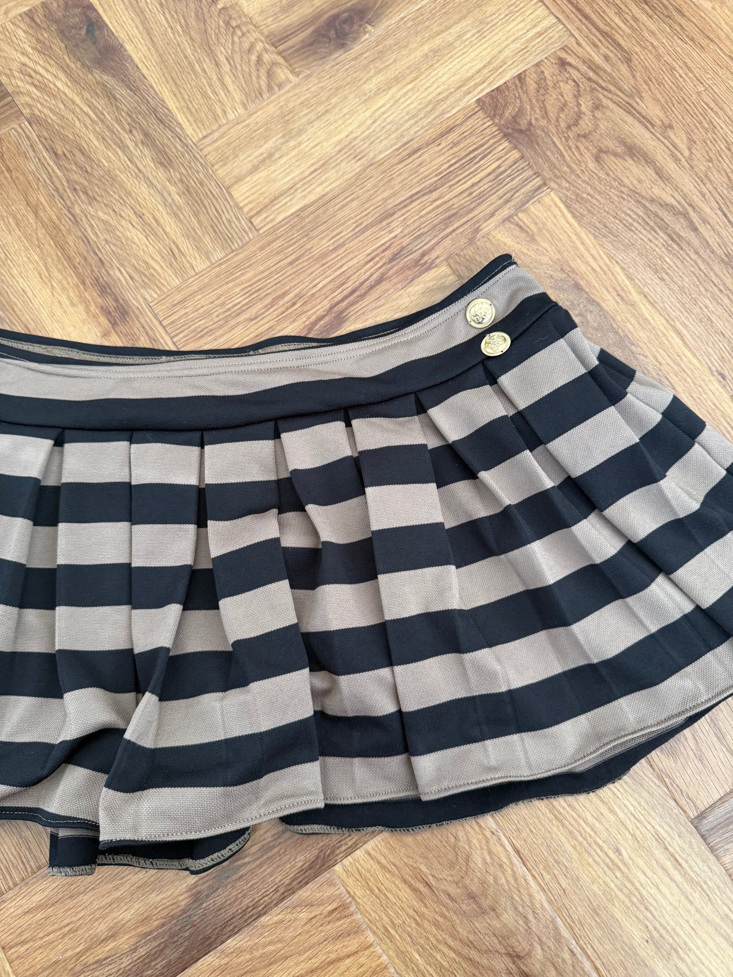 Juicy Couture Striped Mini Skirt (S)