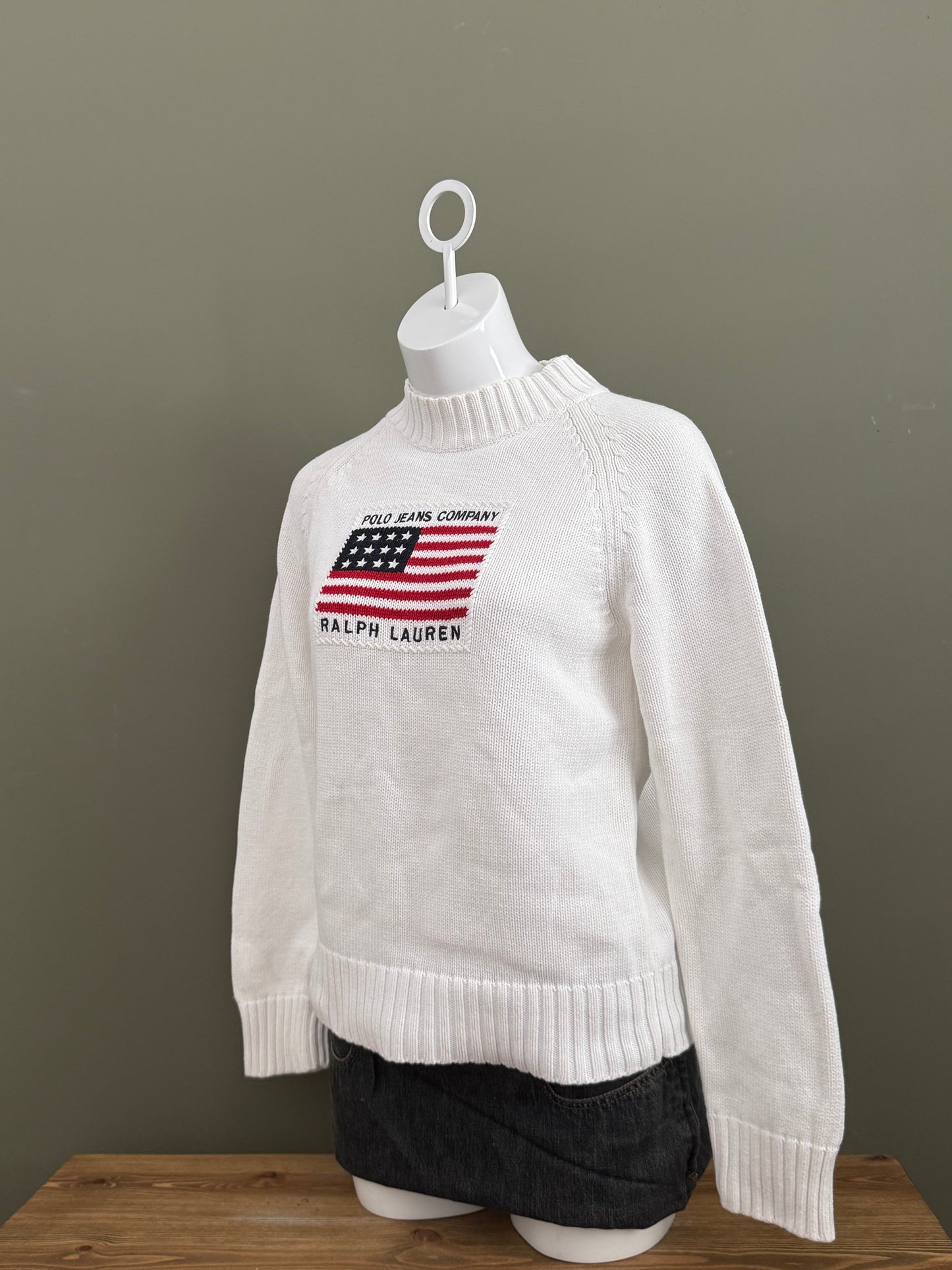 Ralph Lauren Flag Knit Jumper (L)