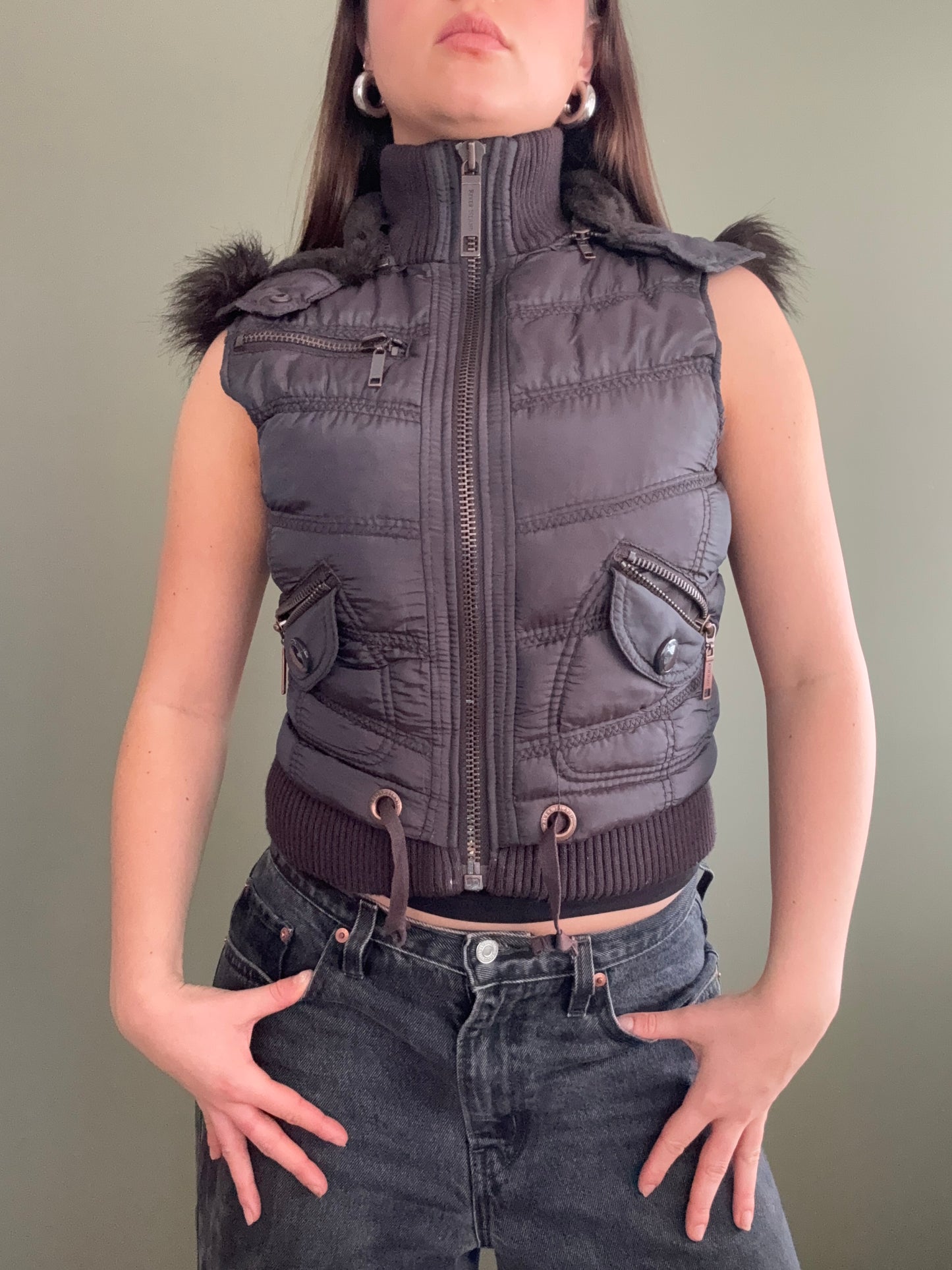 2000s Puffer Gilet (UK8)