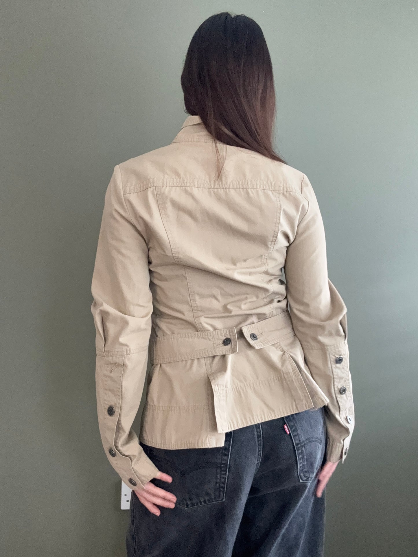 Diesel Asymmetric Button Up Jacket (M)