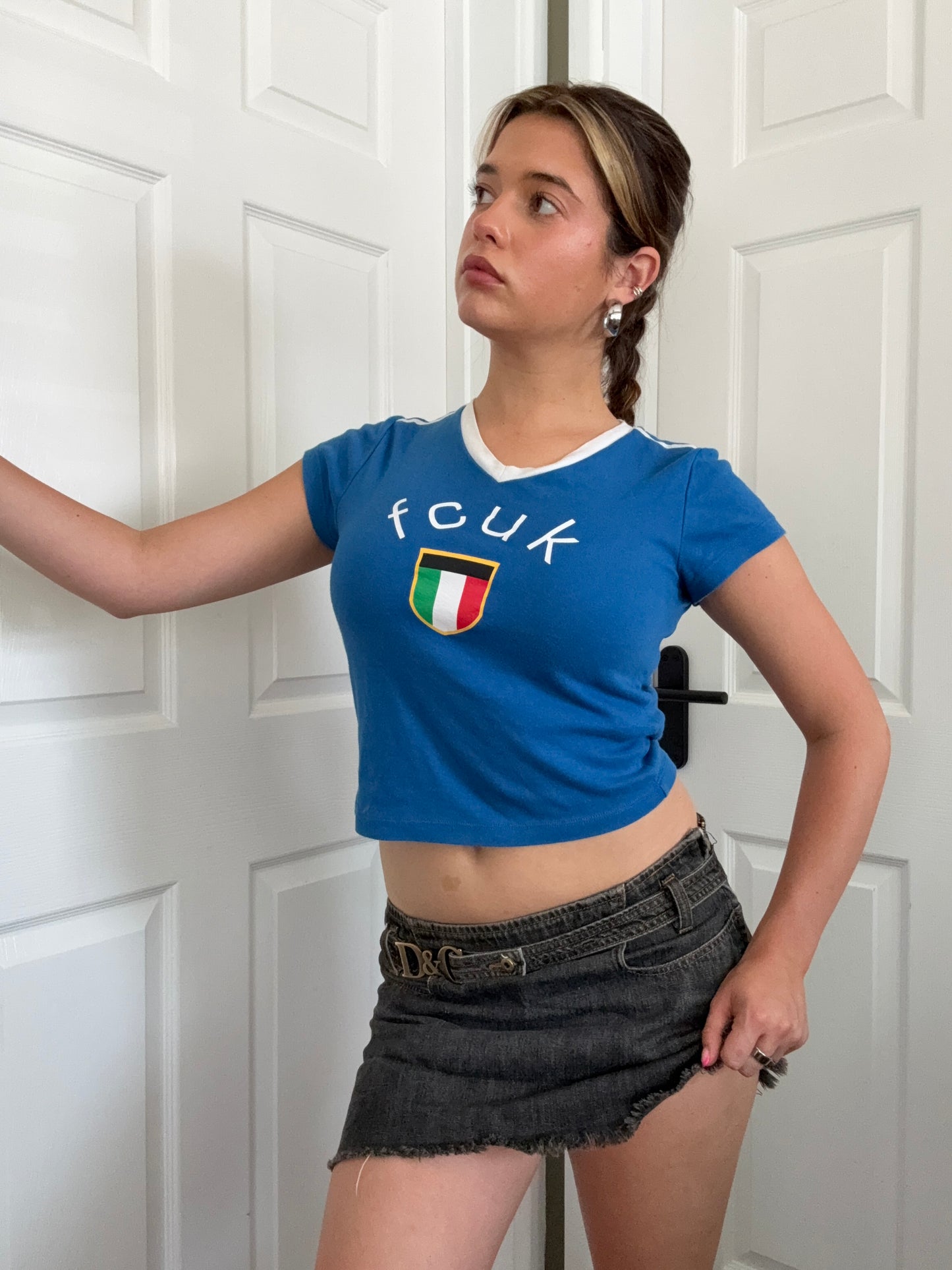 French Connection Baby Tee (XS)