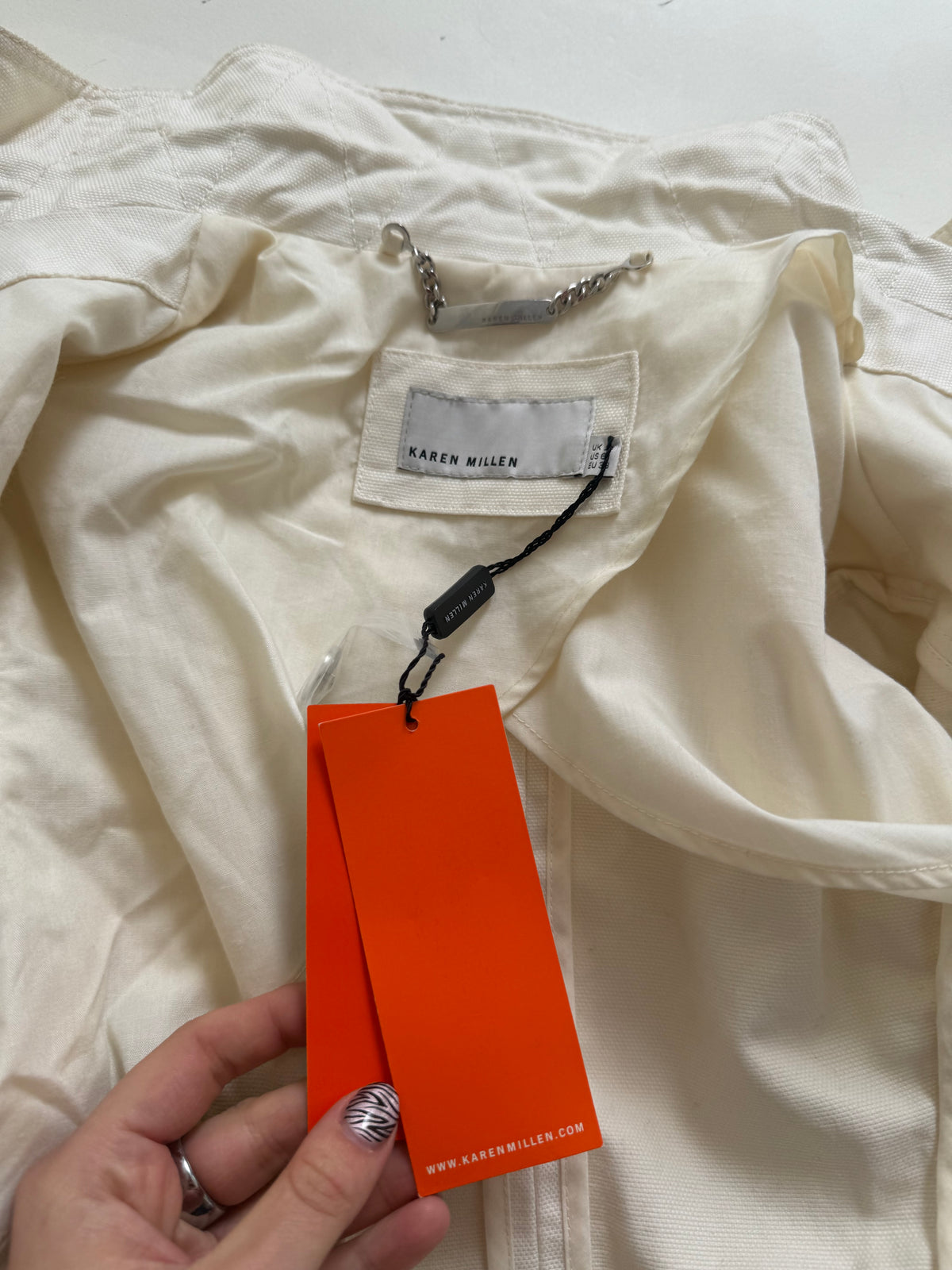 Karen Millen Funnel Neck Corset Jacket (UK10)