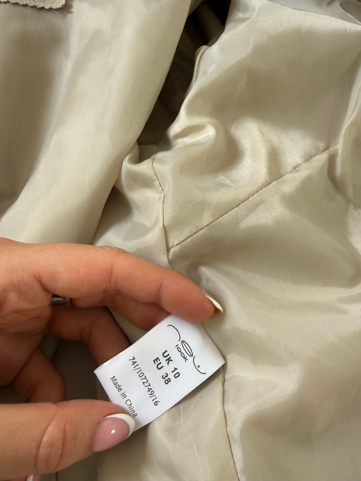 Suede Buckle Jacket (UK10)