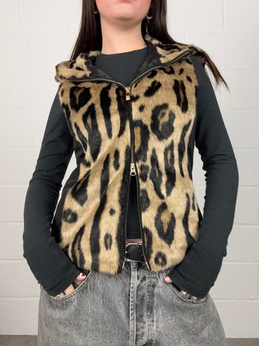 Armani Leopard Gilet (S)