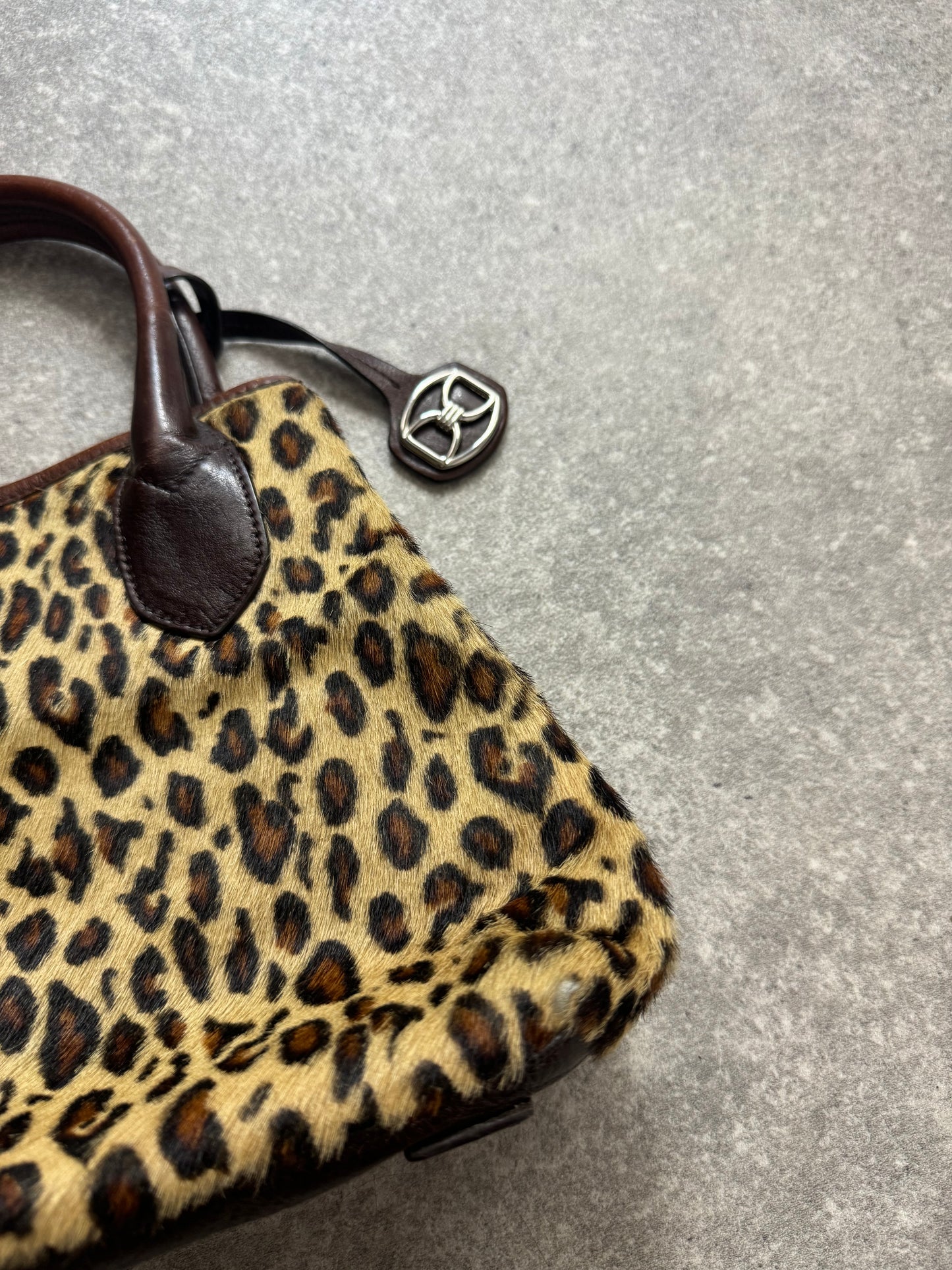 DKNY Leopard Mini Tote Bag