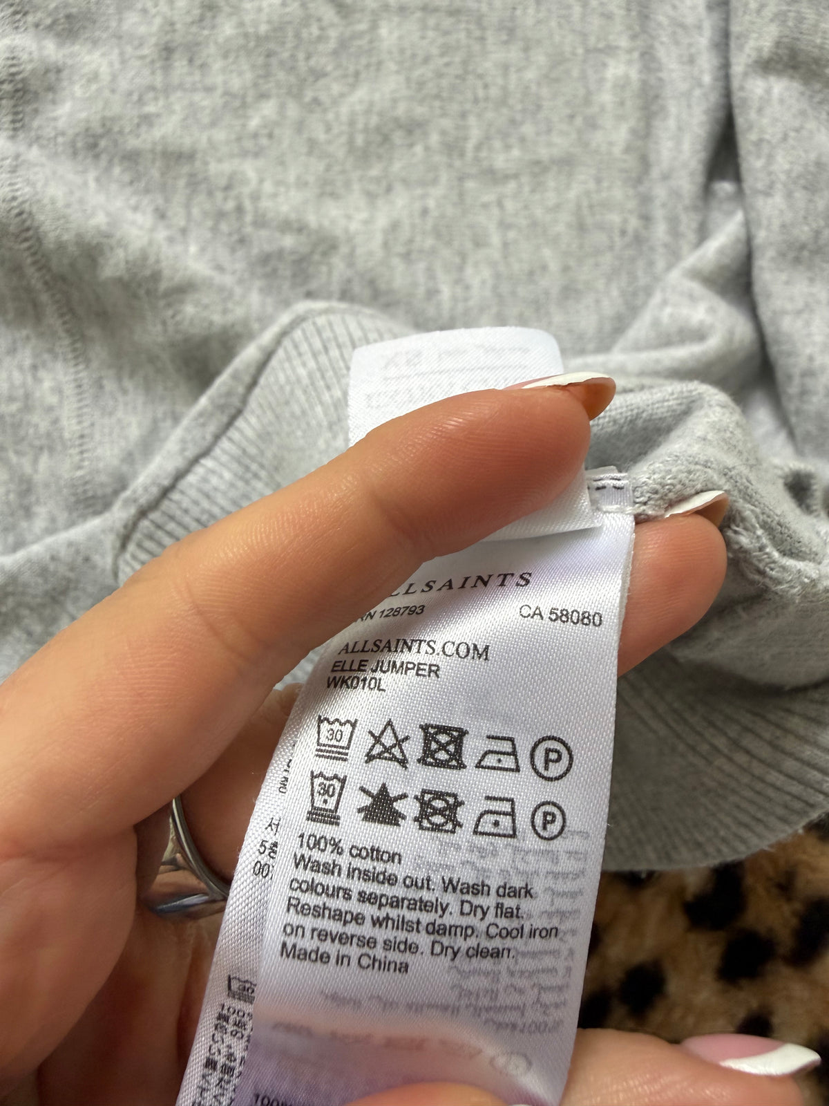 Allsaints Popper Batwing Jumper (XS)
