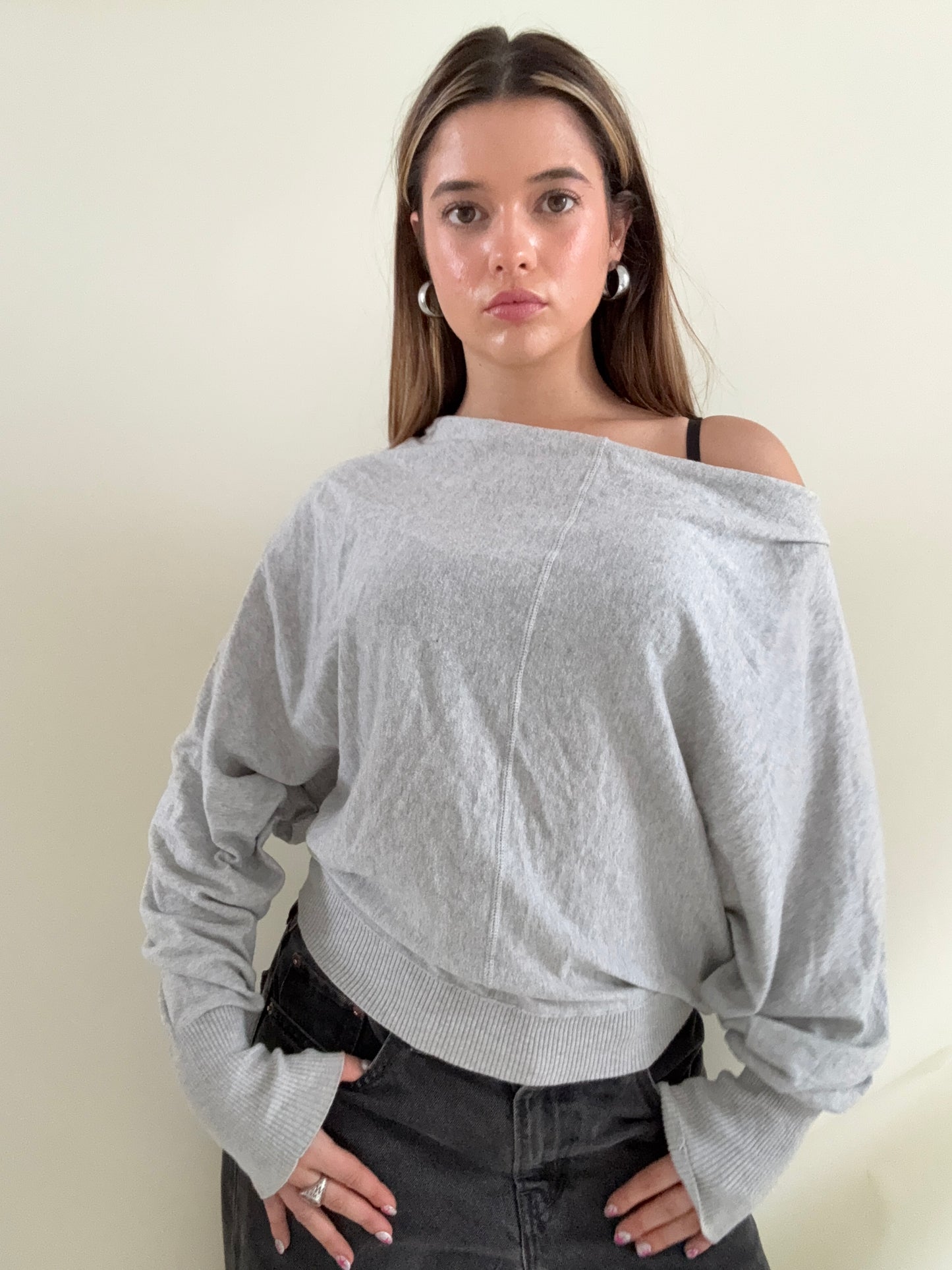 Allsaints Batwing Popper Jumper (UK10)