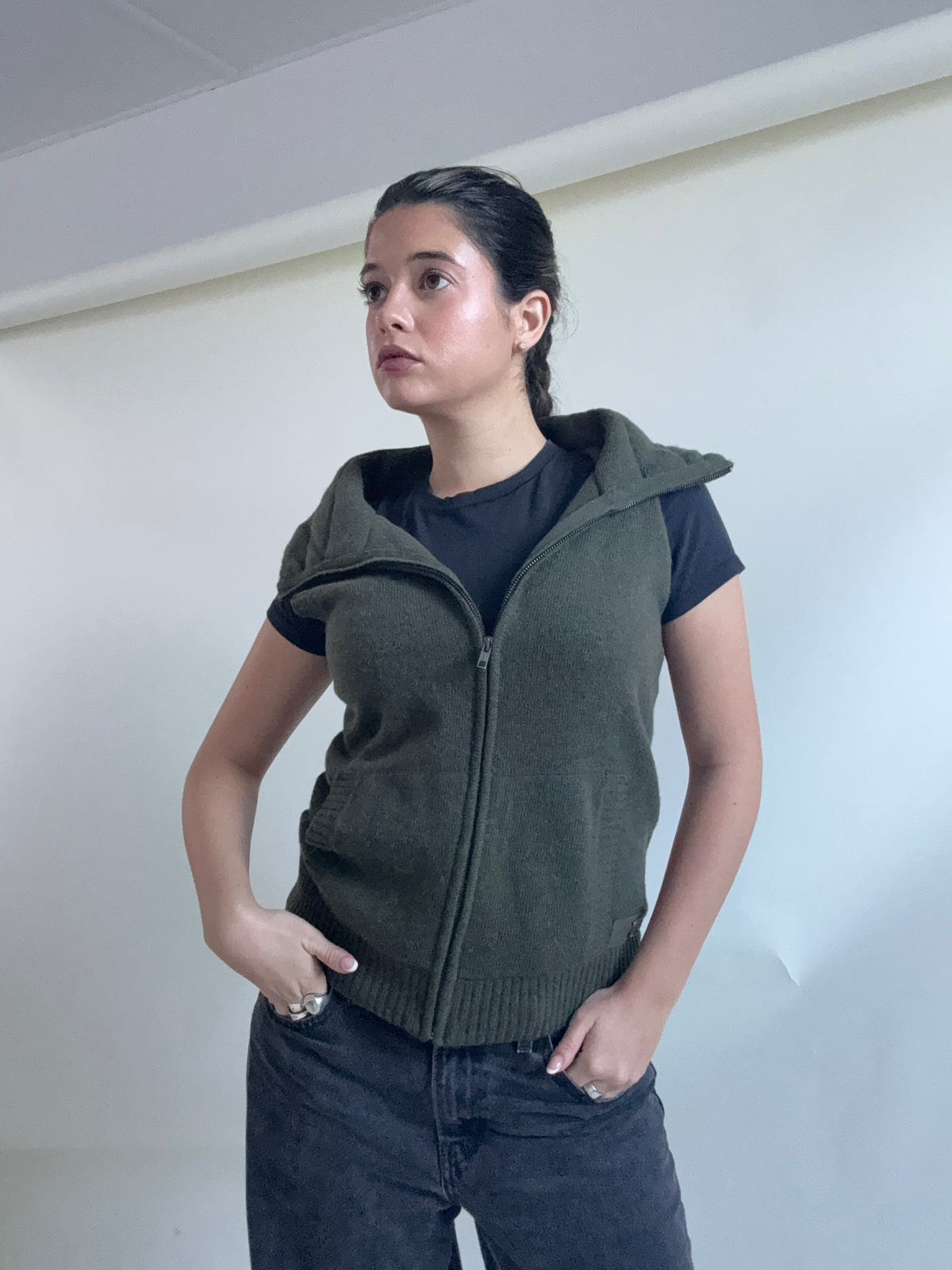 Diesel Wool Zip Gilet (M)