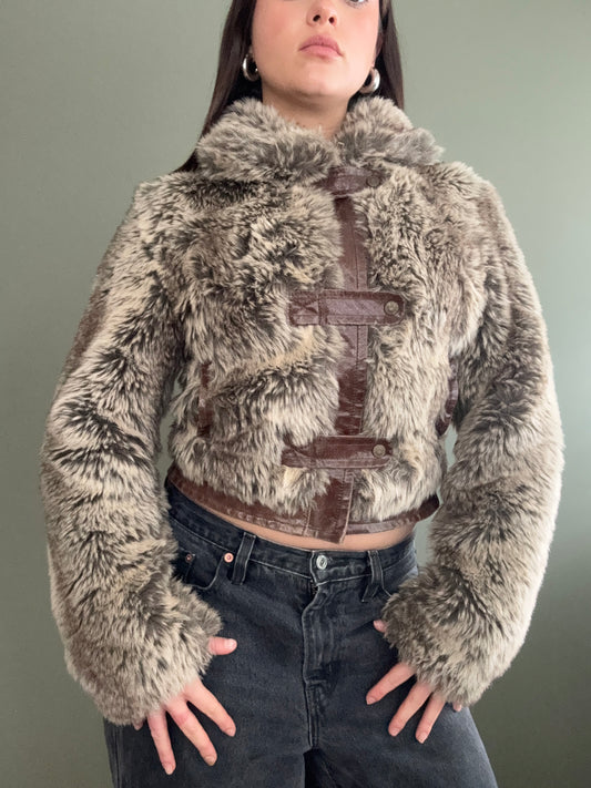 Faux Fur Jacket (UK10)