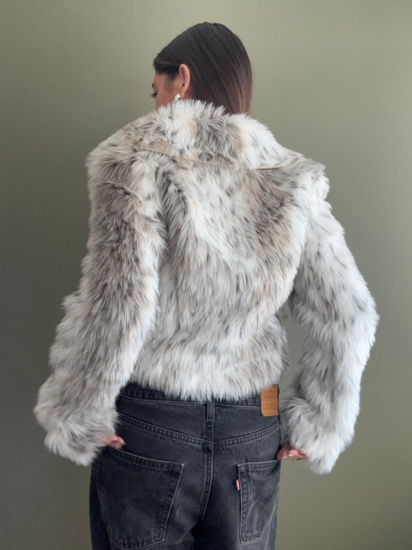 Faux Fur Jacket (UK12)