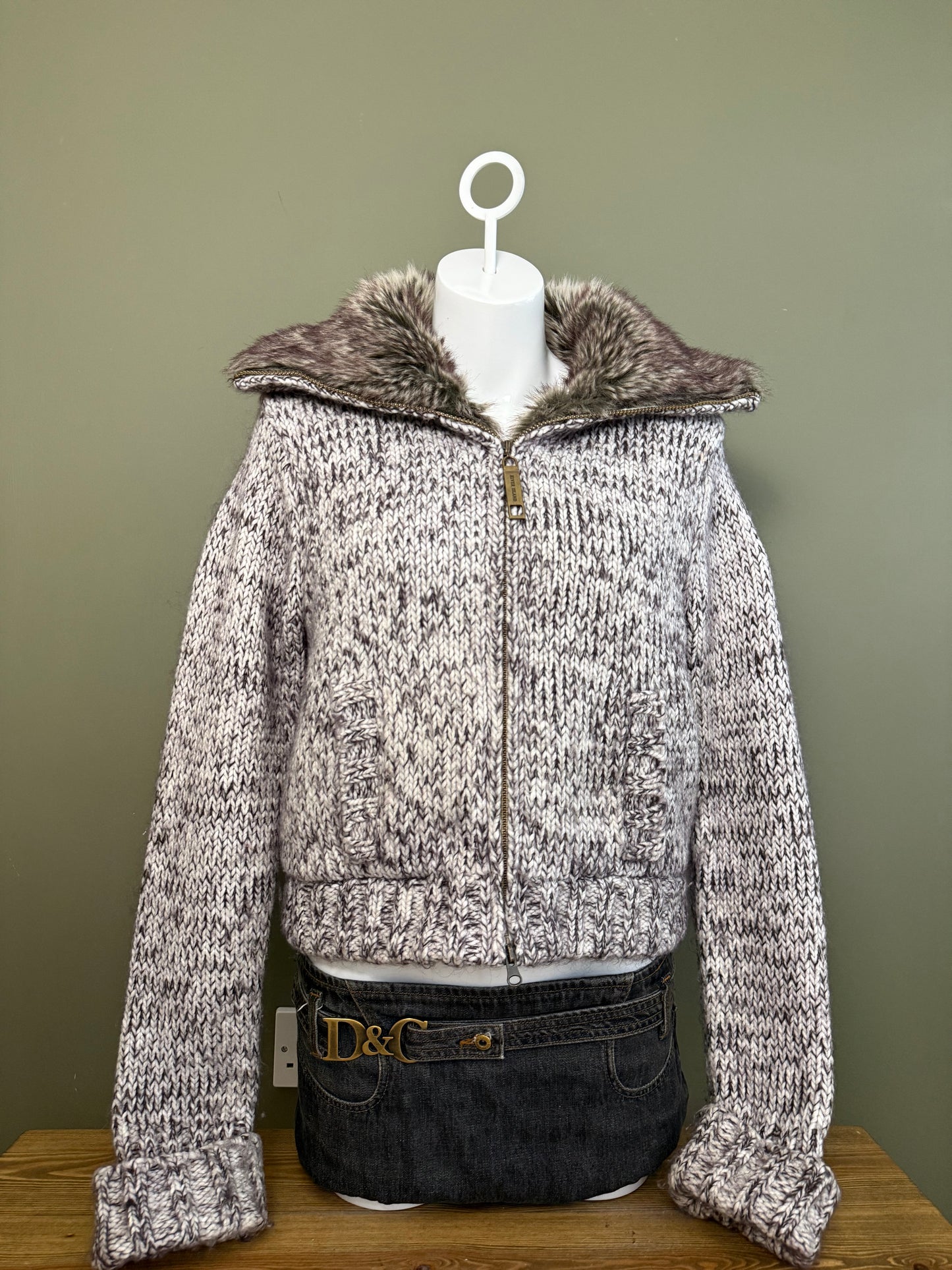 Wool Zip Jacket (UK16)