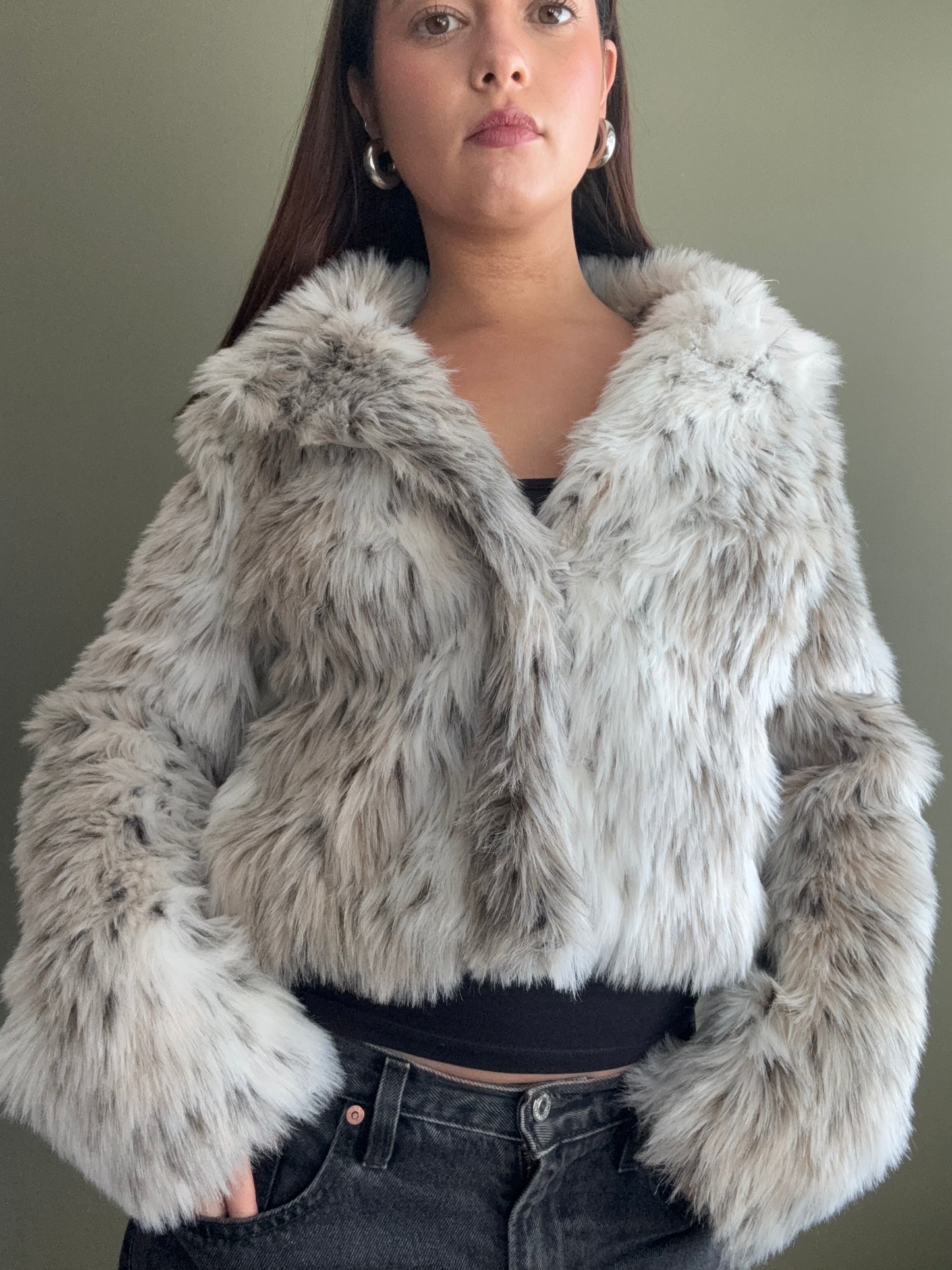 Faux Fur Jacket (UK12)