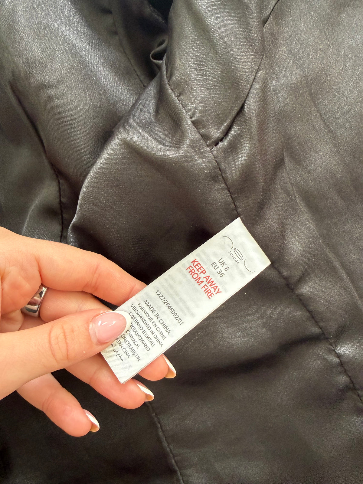 Vintage Leather Jacket (UK8)