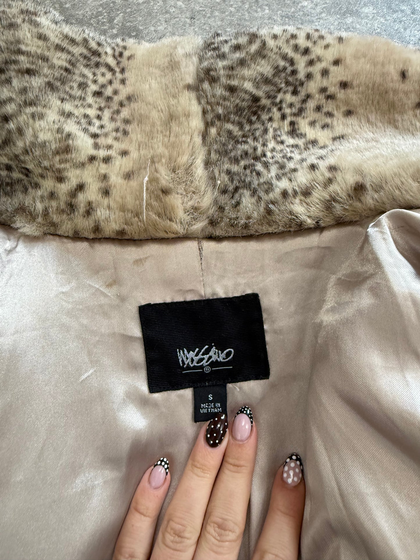 Faux Fur Jacket (S)