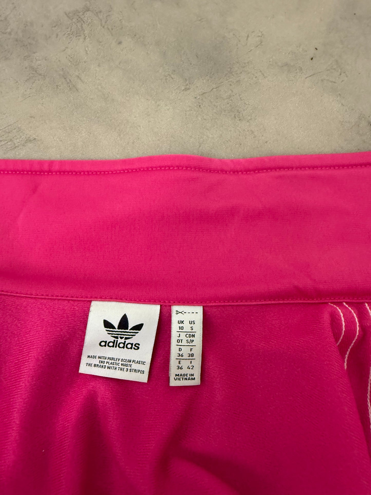 Pink Adidas Tracksuit Top (UK10)