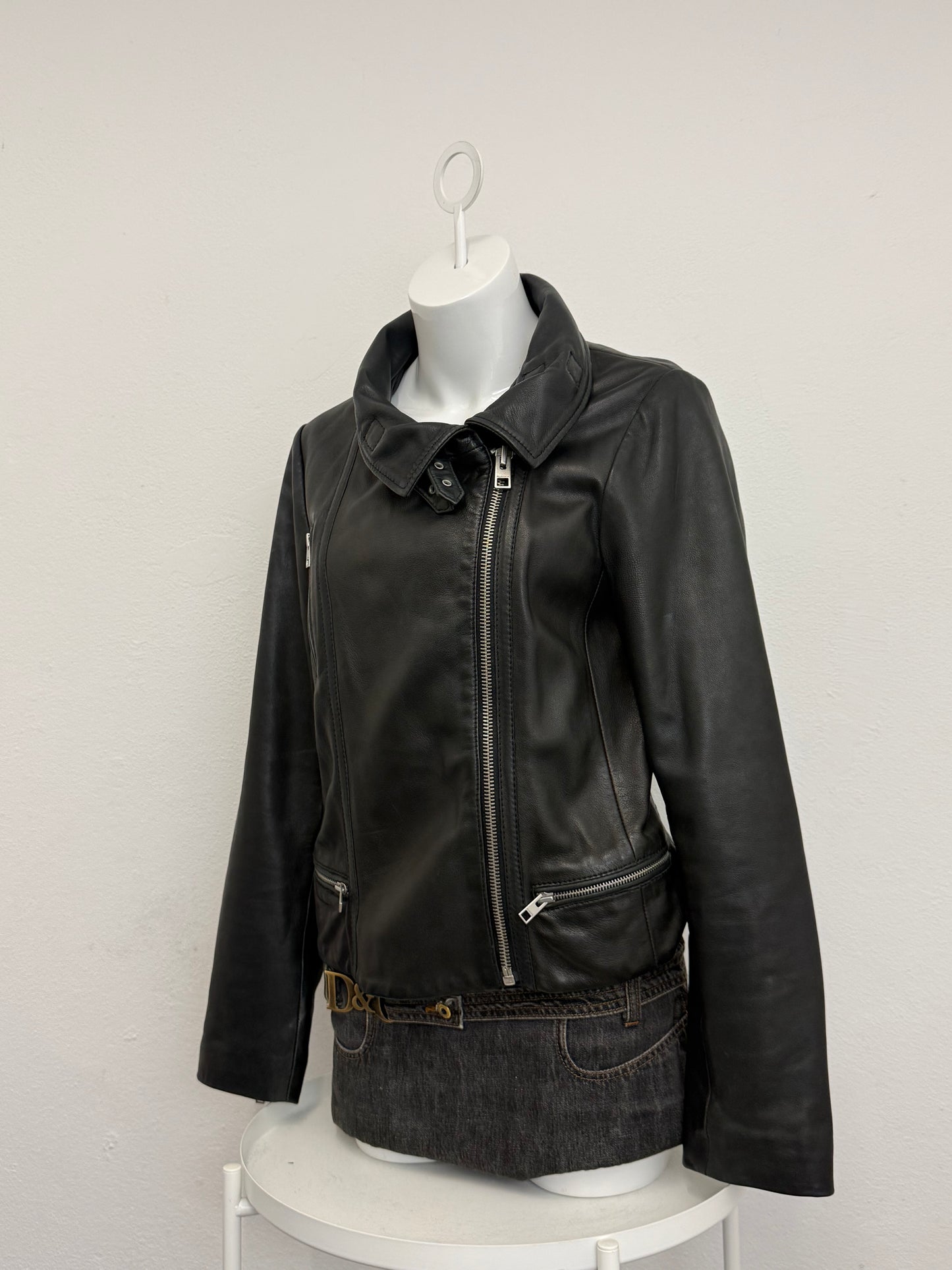 Allsaints Leather Jacket (UK12)