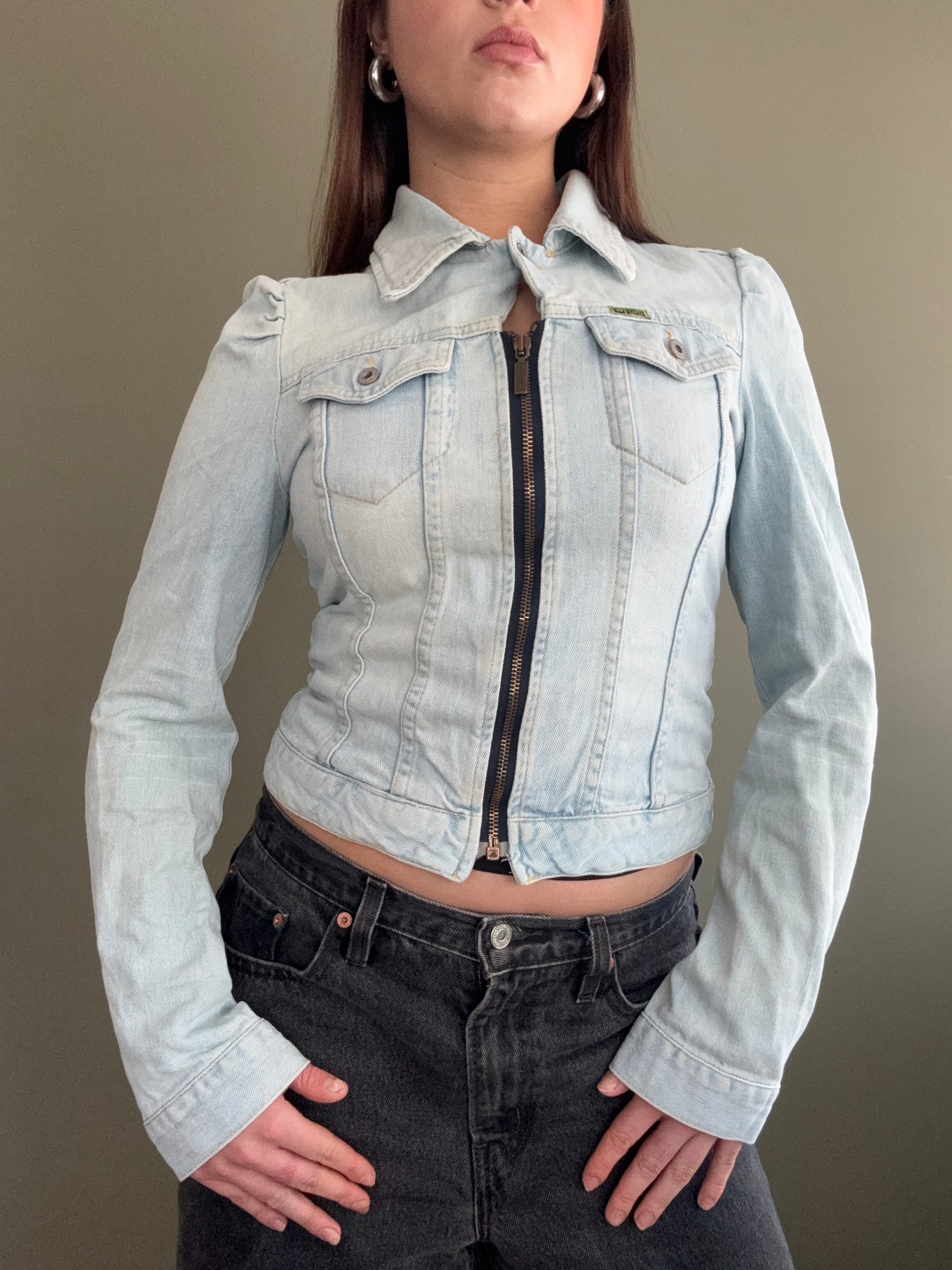 Fitted Diesel Denim Jacket (S)