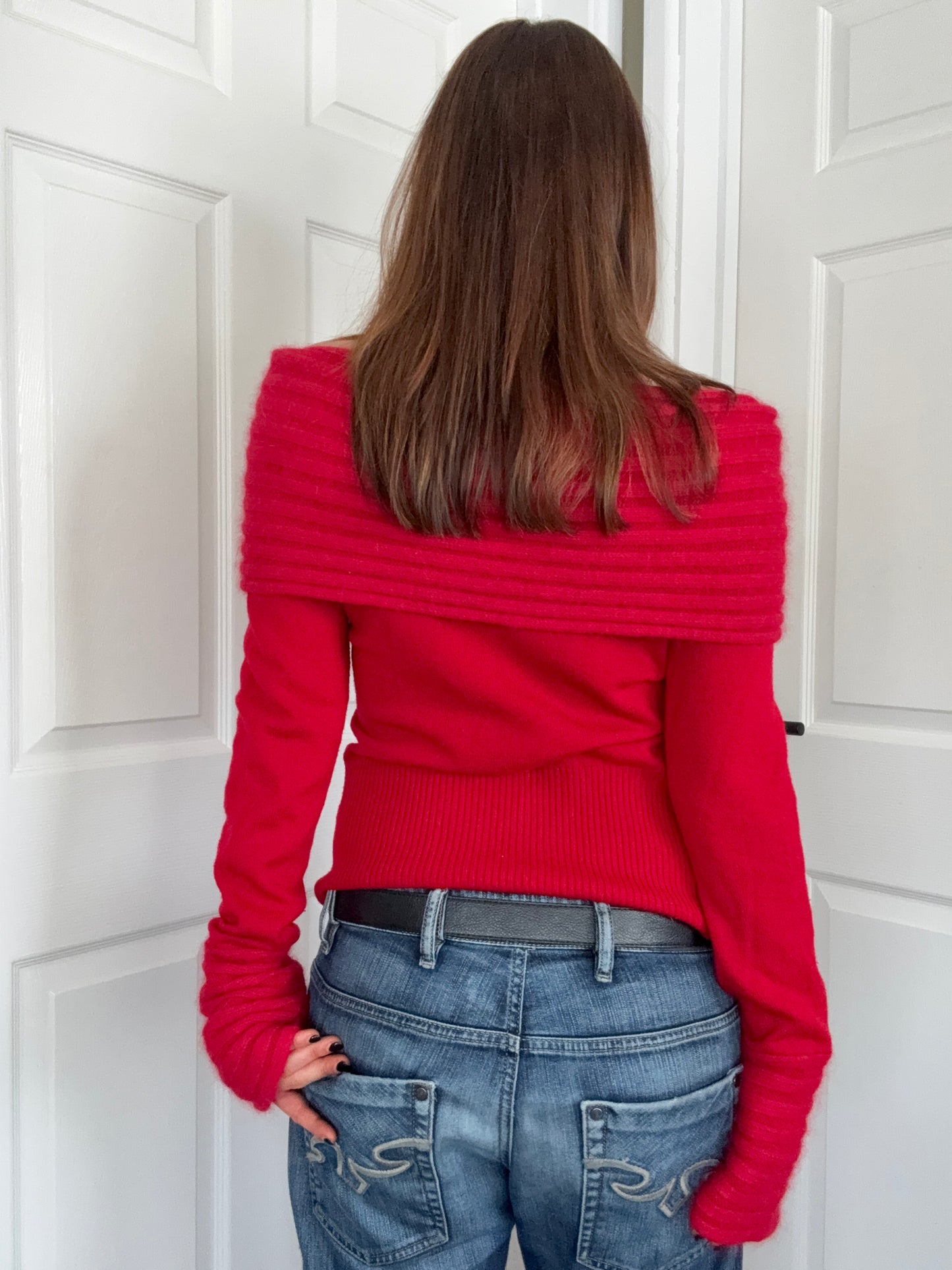 Jane Norman Off The Shoulder Jumper (UK14)