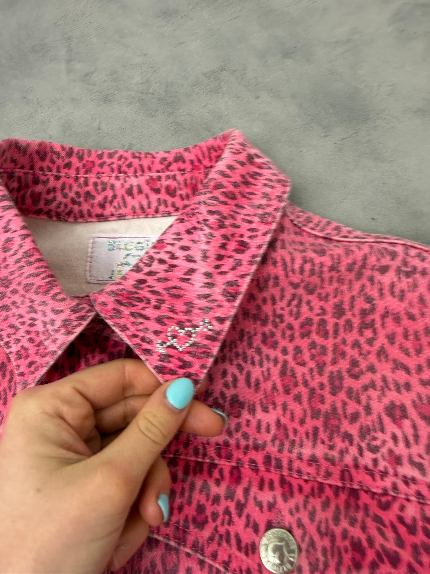 Blumarine Pink Leopard Jacket (M)