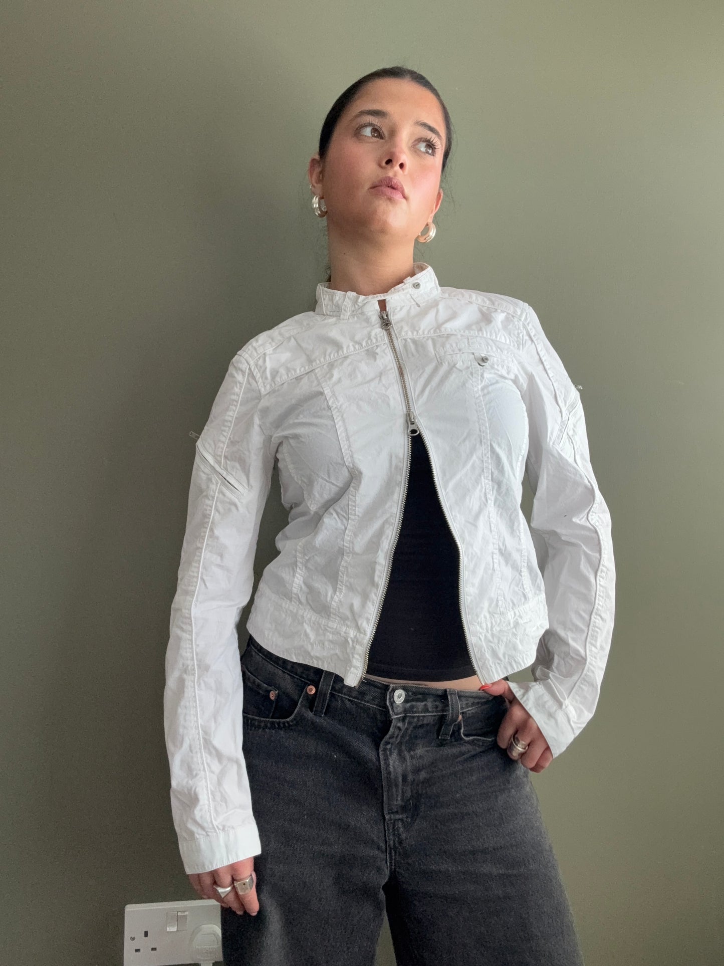 White Armani Jacket (M)