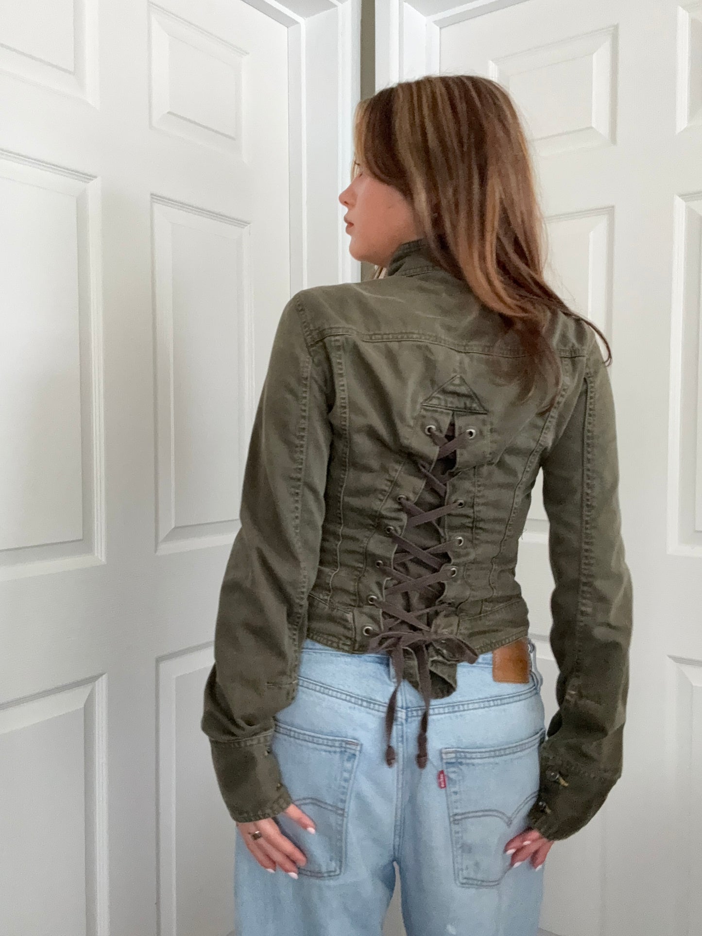 Diesel Khaki Corset Jacket (L)