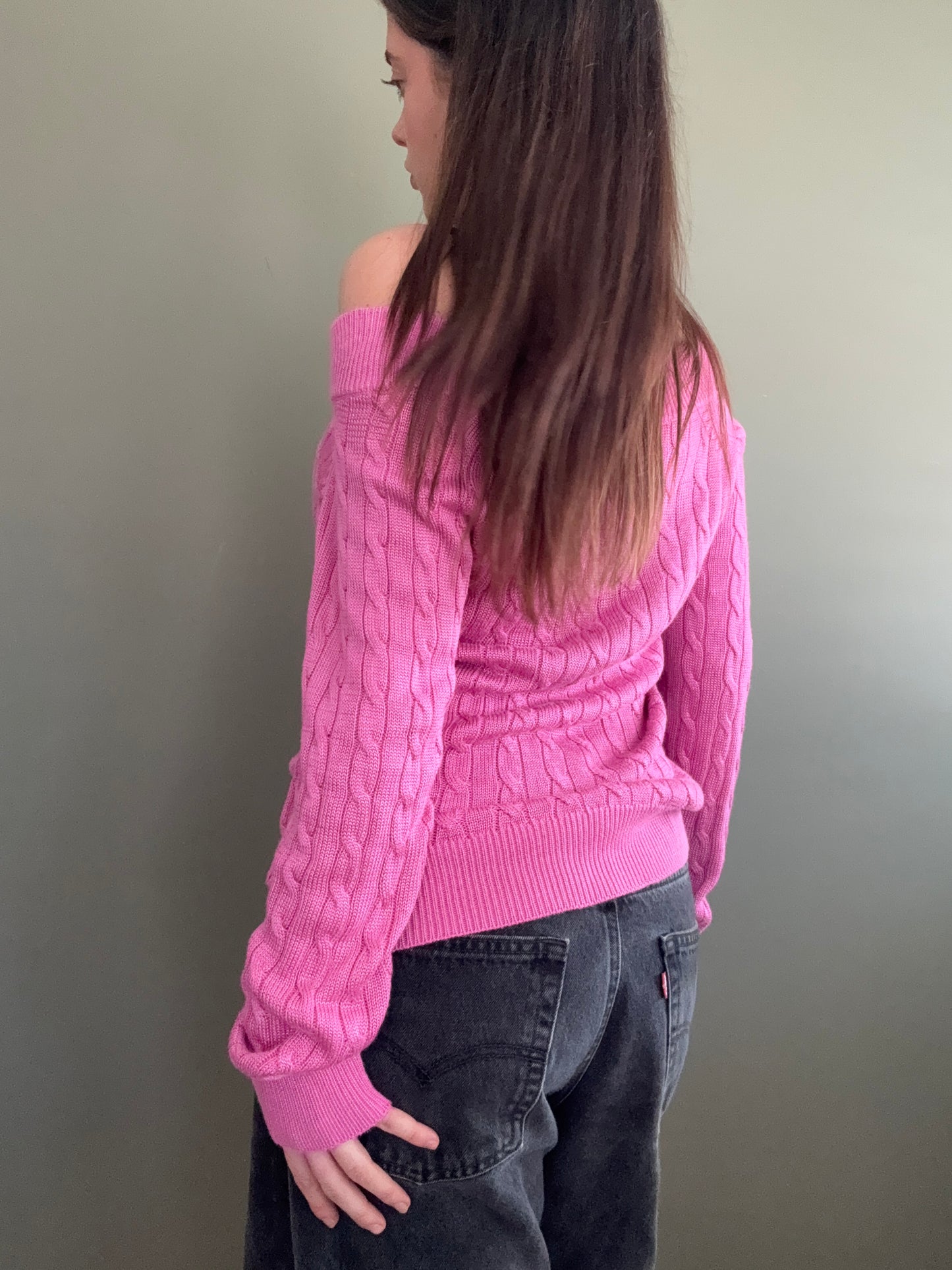 Ralph Lauren Off The Shoulder Jumper (S)