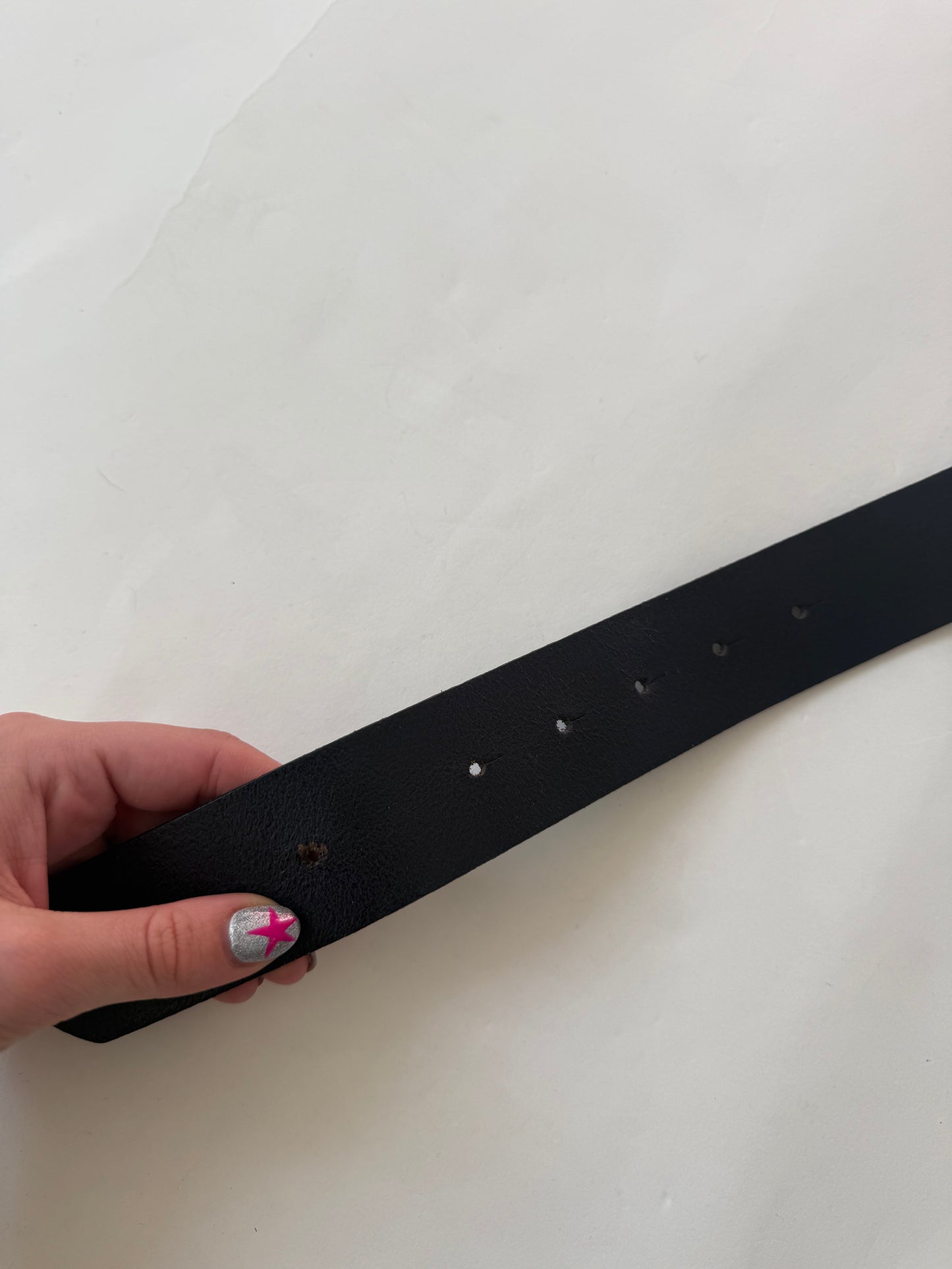Karen Millen Leather Belt (XS)