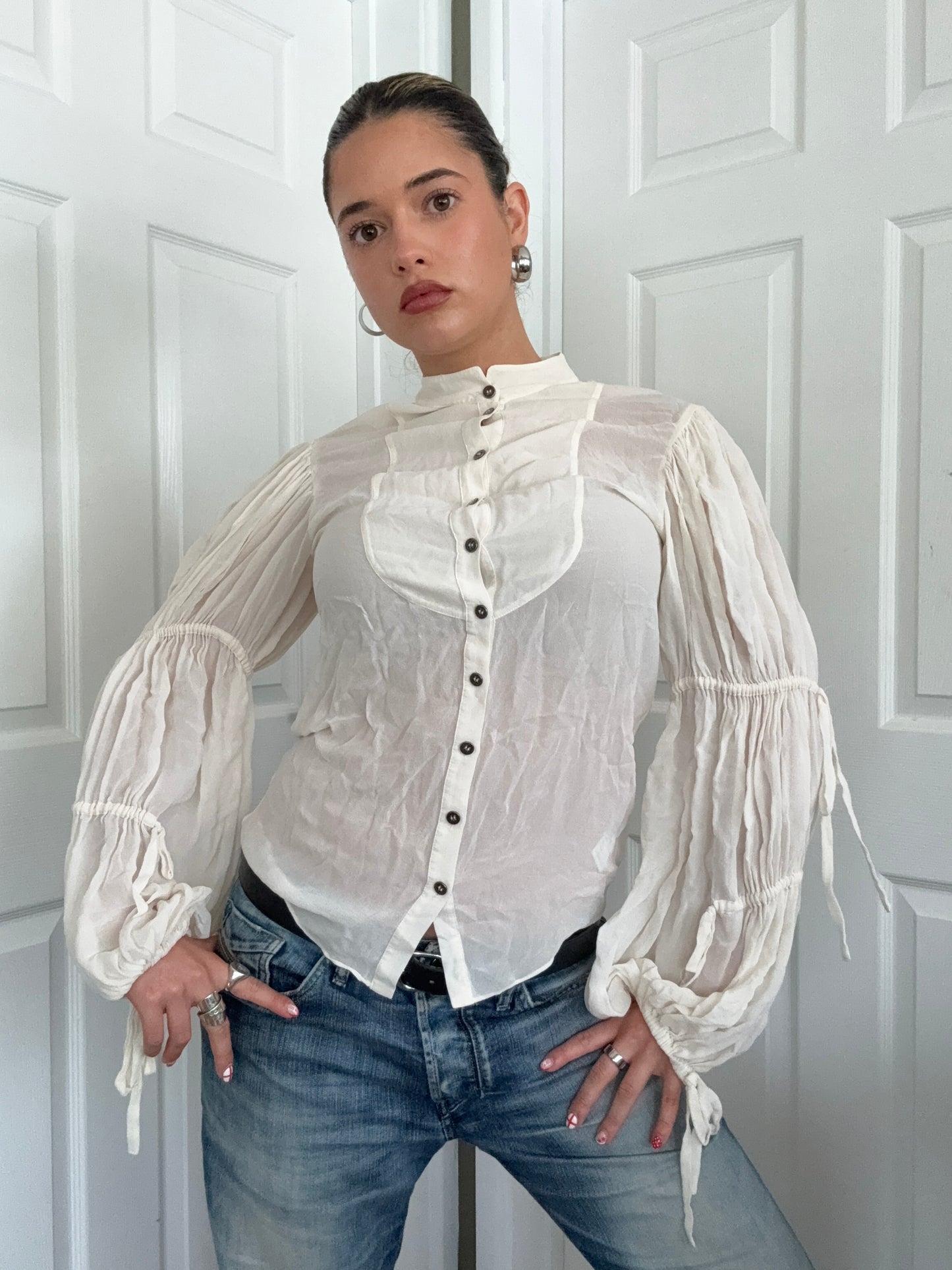 Silk Allsaints Shirt (UK8)