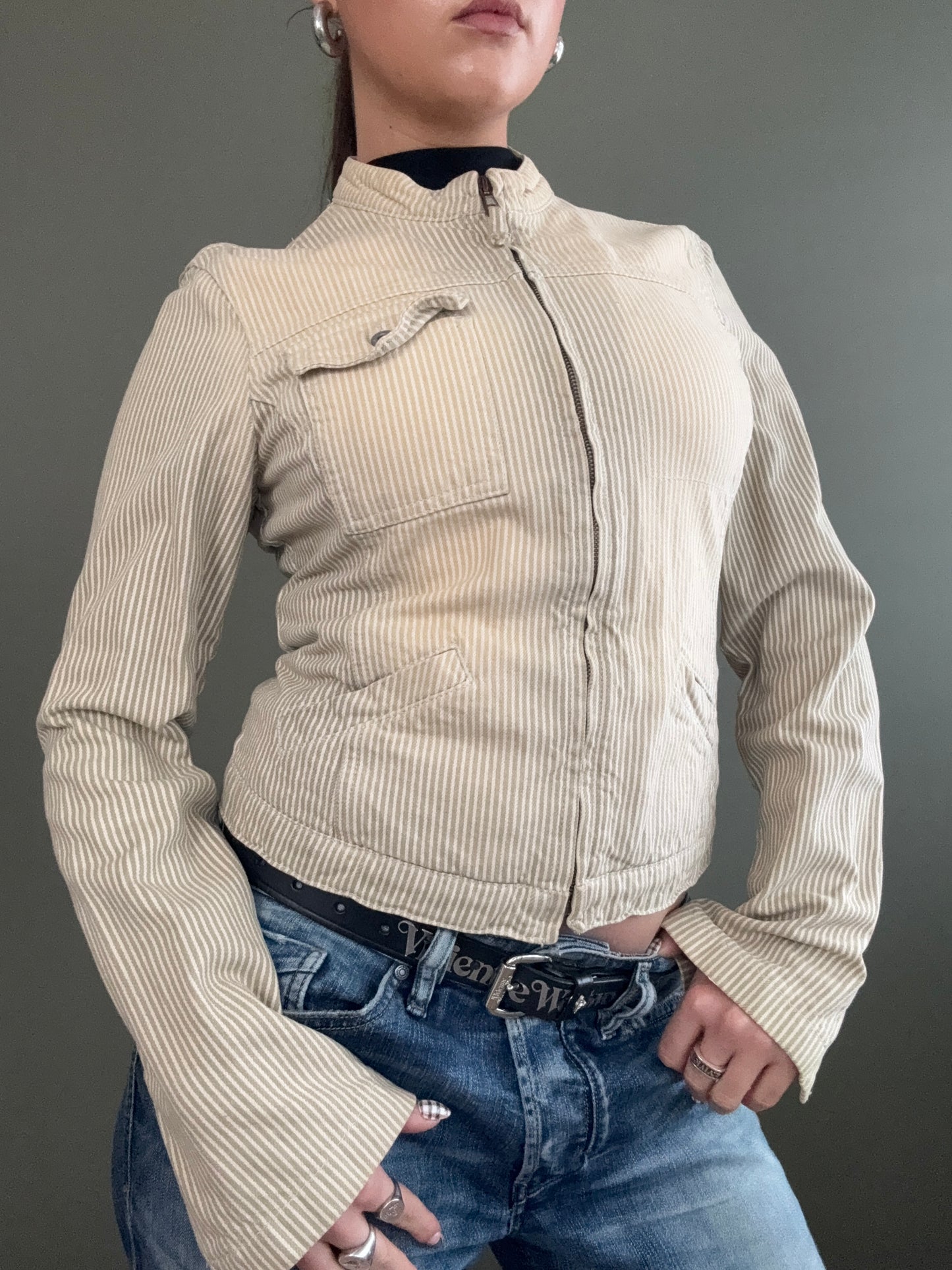 Guess Pinstripe Jacket (M)