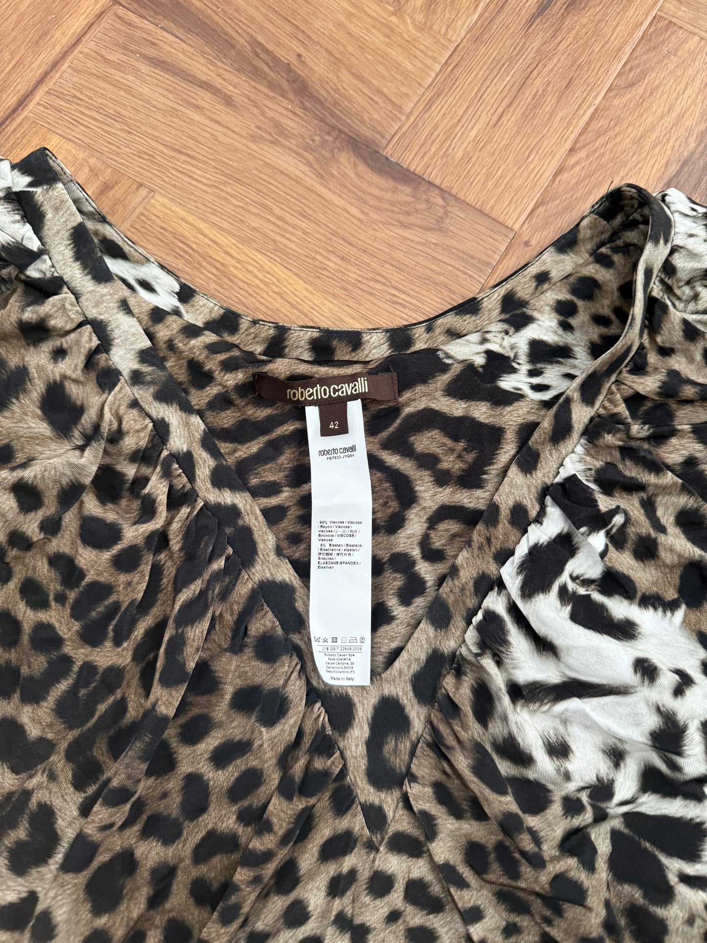 Cavalli Leopard Top (M)