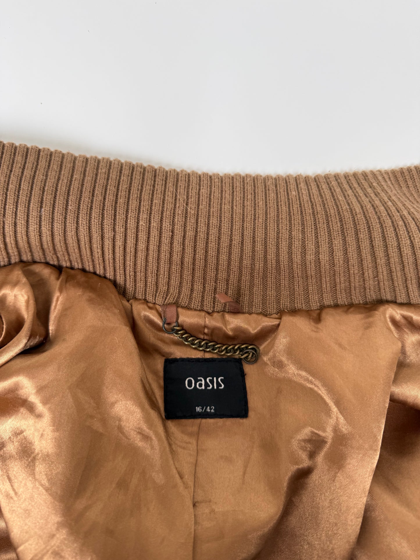 Oasis Leather Jacket (UK16)