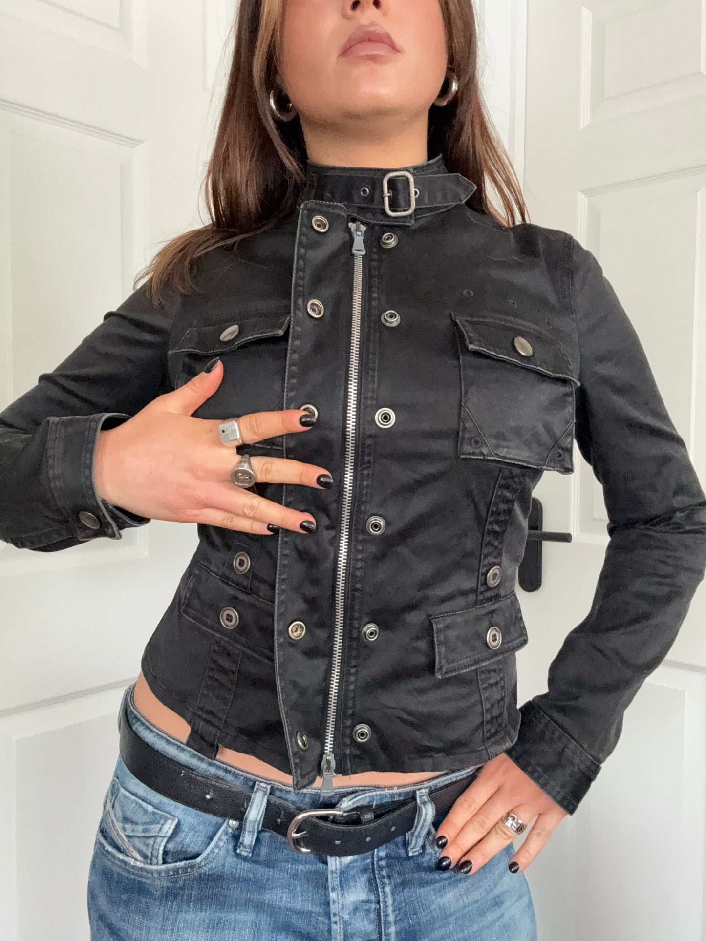 Armani Cargo Buckle Jacket (UK12)