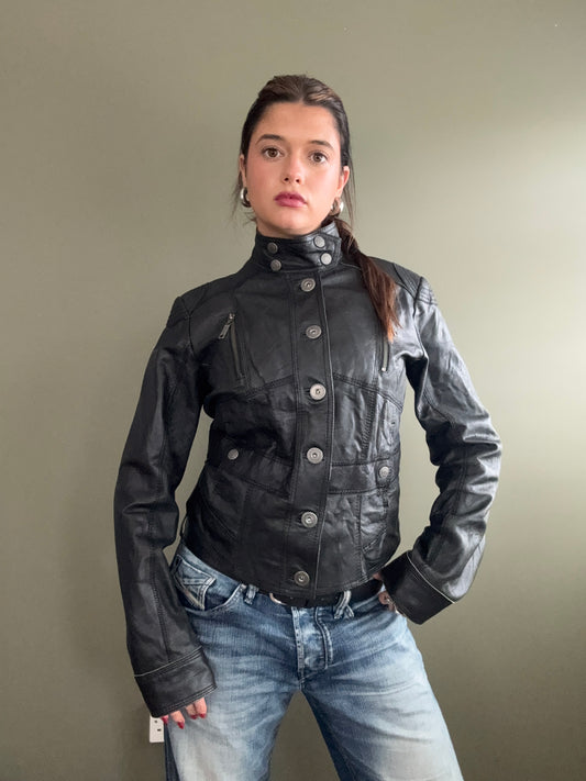 Leather Corset Jacket (UK14)