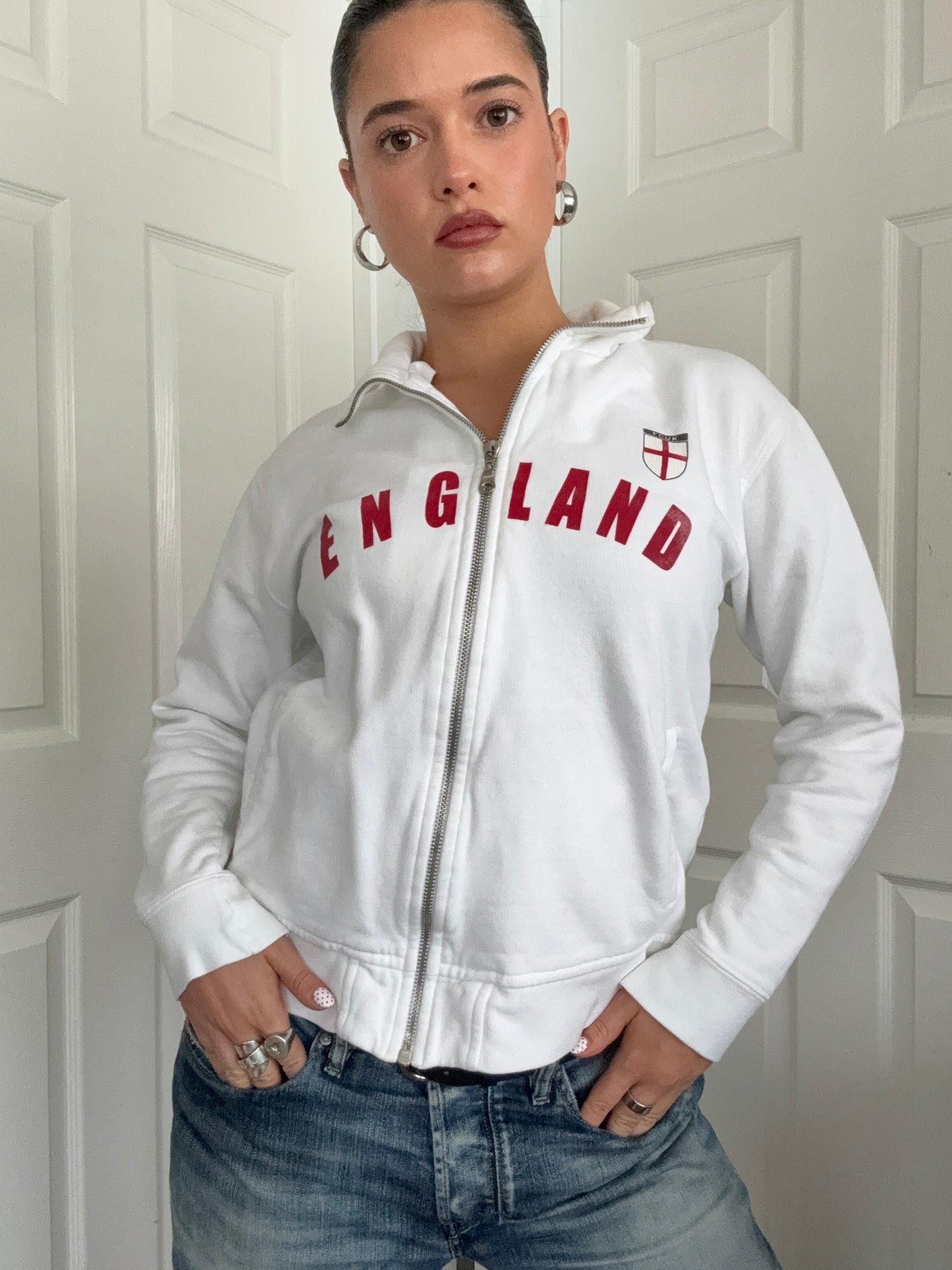 French Connection England Zip Jumper (M)