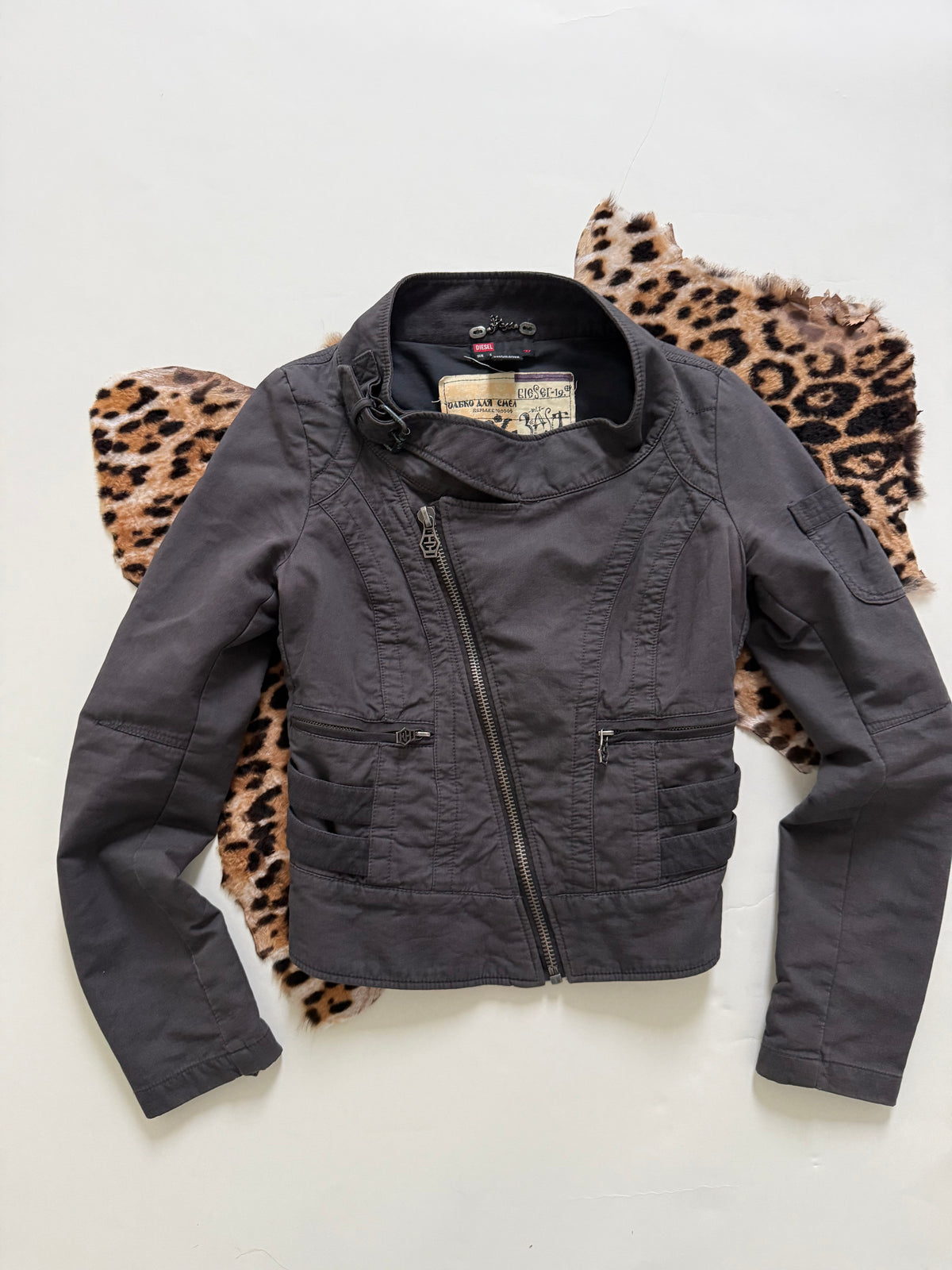 Diesel Cropped Utility Jacket (S)