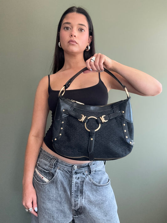 DKNY Buckle Shoulder Bag