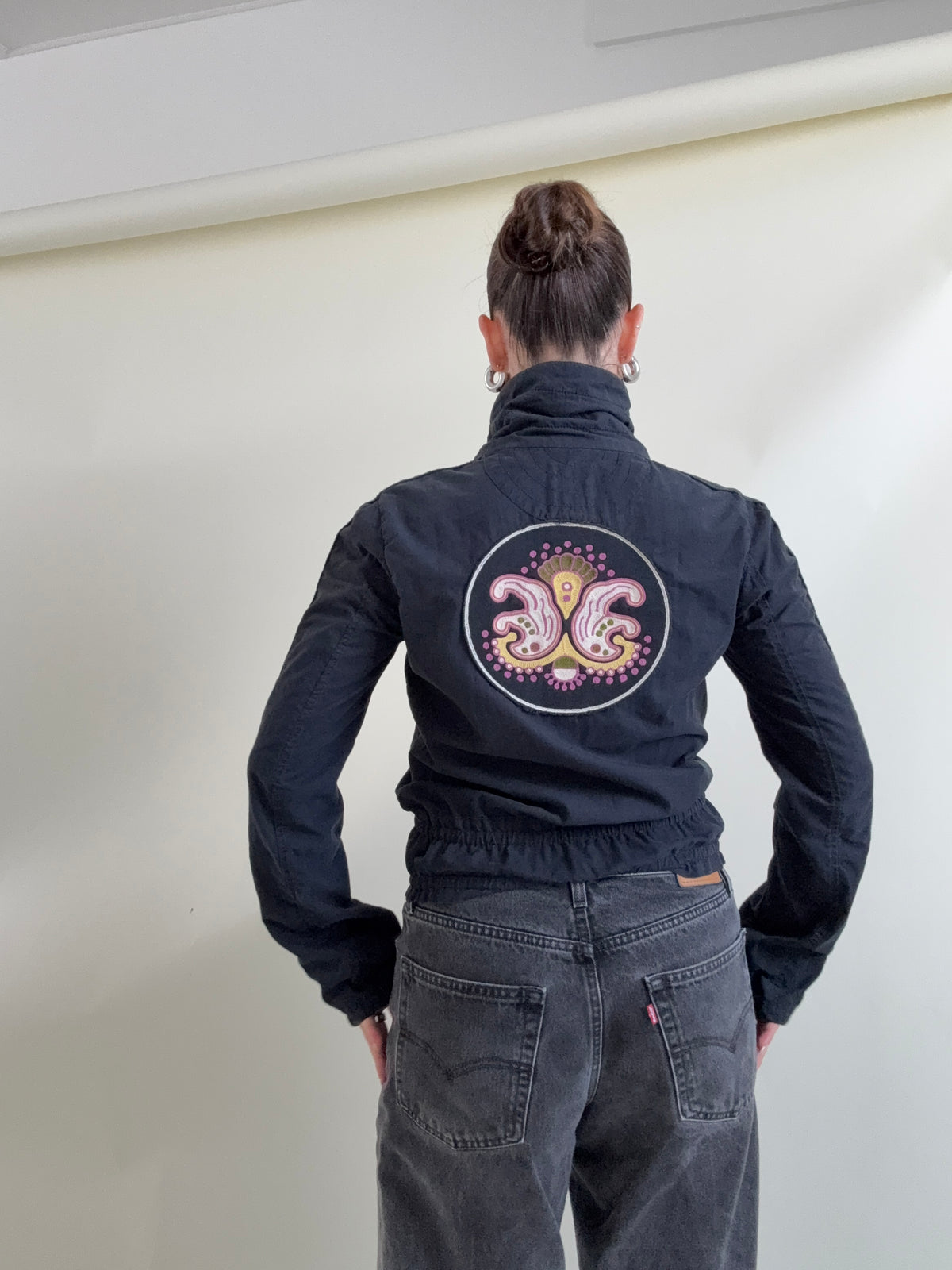 Diesel Funnel Neck Cargo Jacket (S)