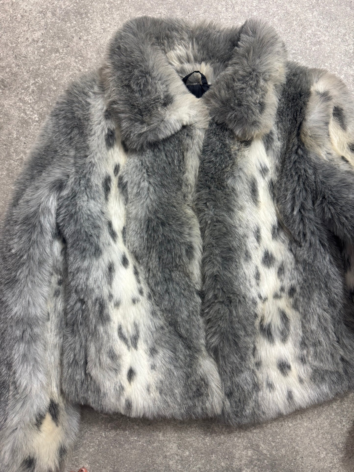 Y2K Faux Fur Jacket (XS)