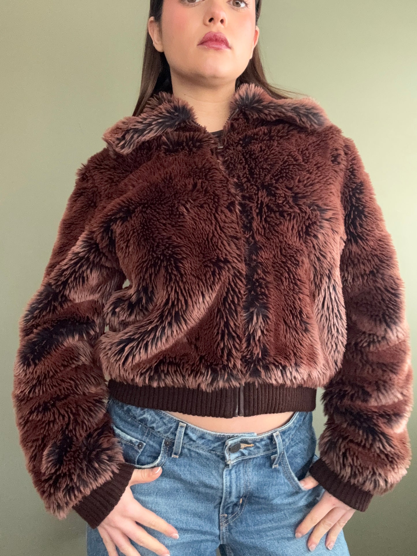 Faux Fur Jacket (UK12)
