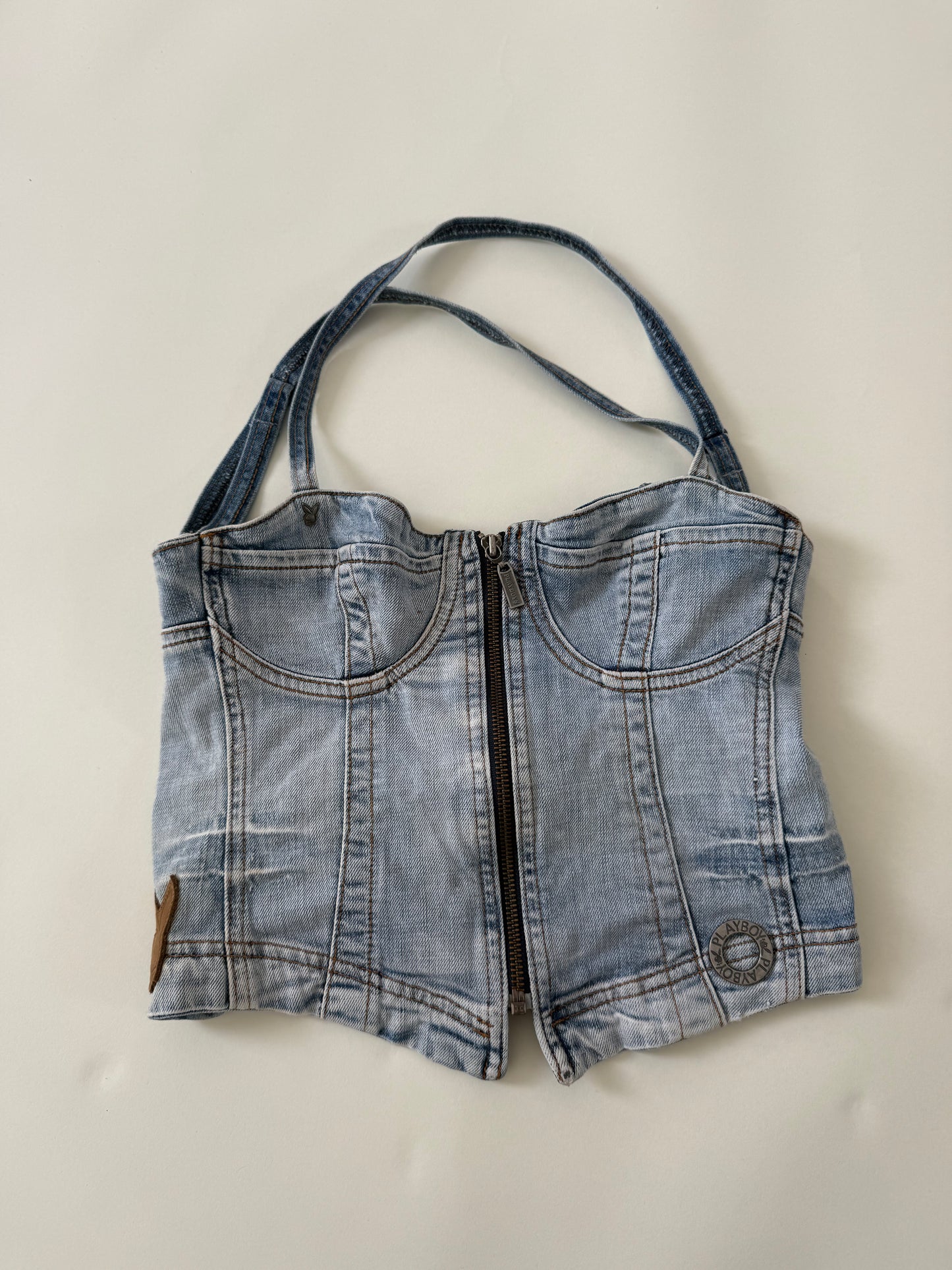 Playboy Denim Corset (UK8)