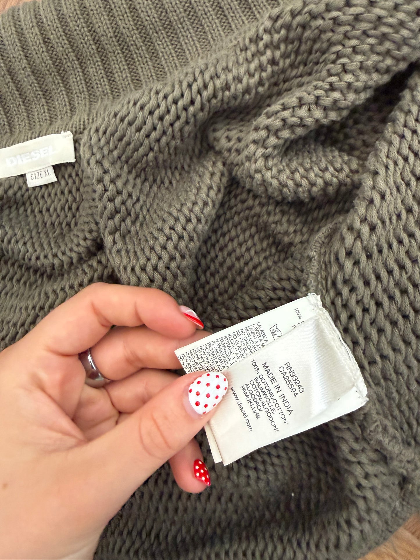 Diesel Knit Cardigan (XL)