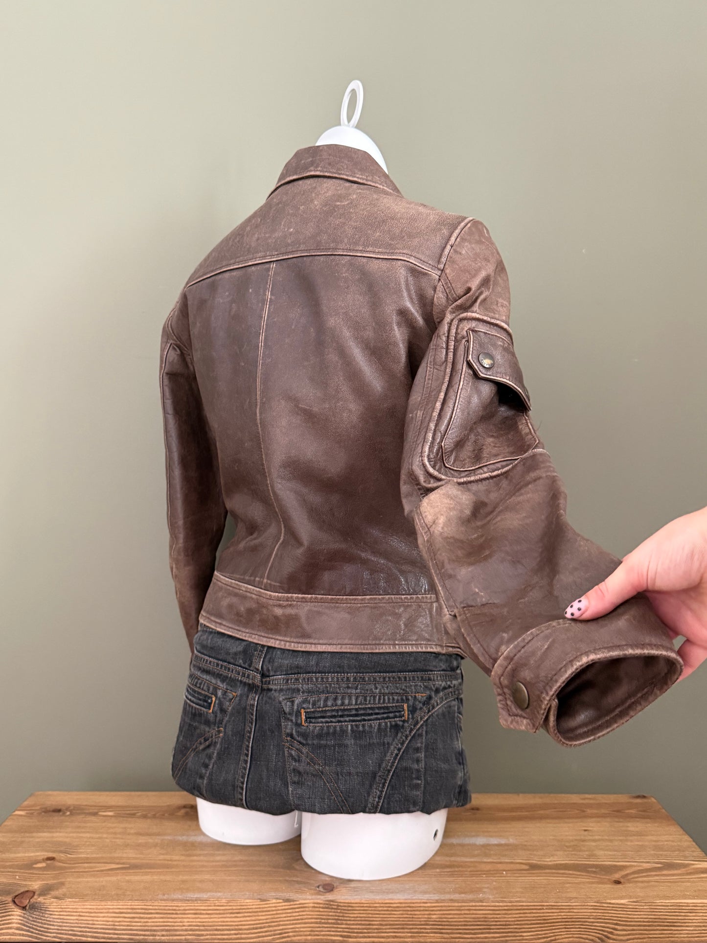 Miss Sixty Leather Jacket (M)