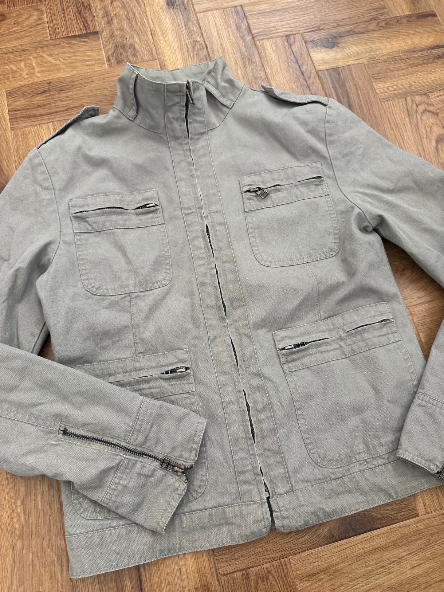 Y2K Cargo Jacket (M)