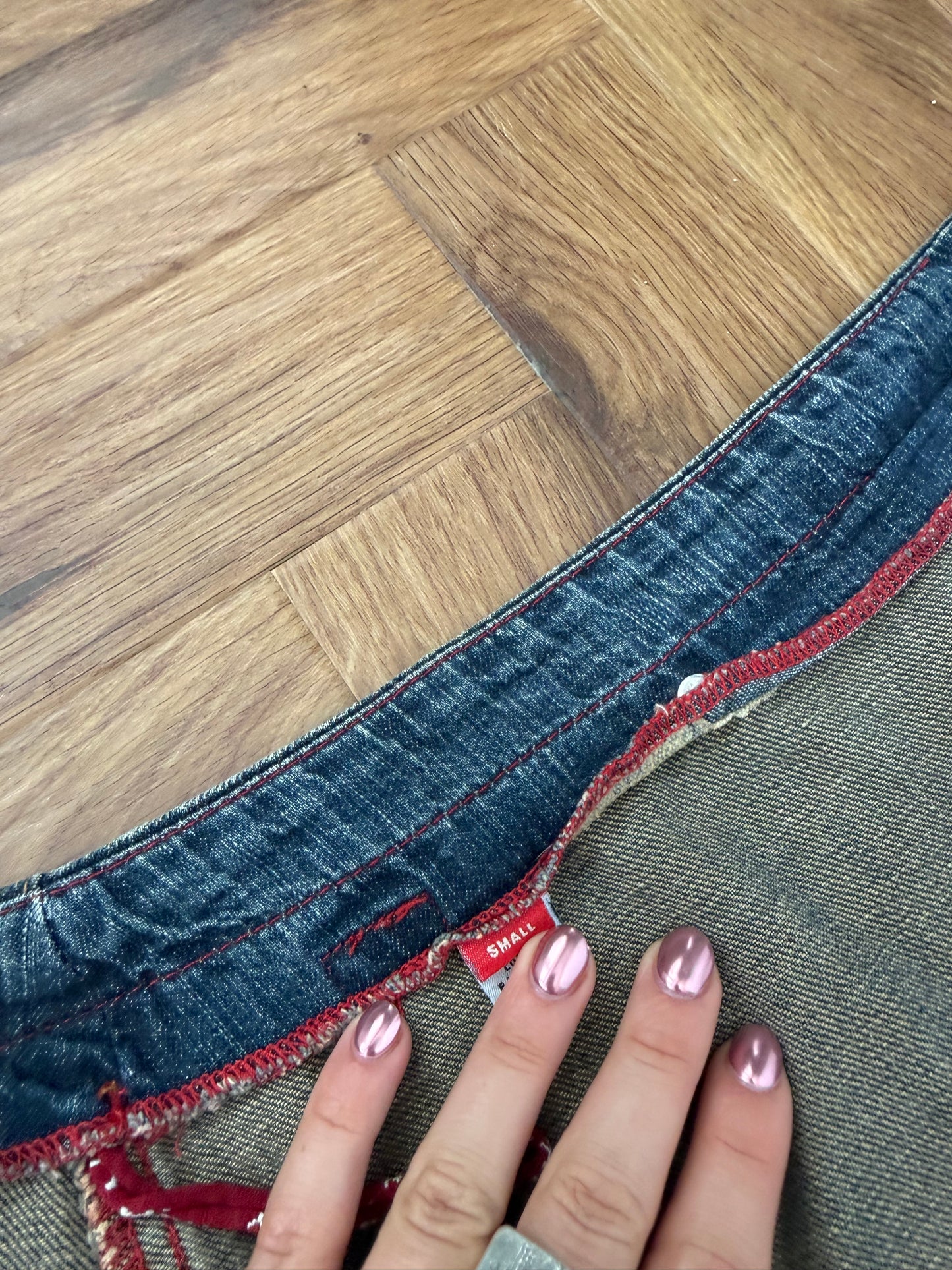 Miss Sixty Denim Wrap Skirt (S)