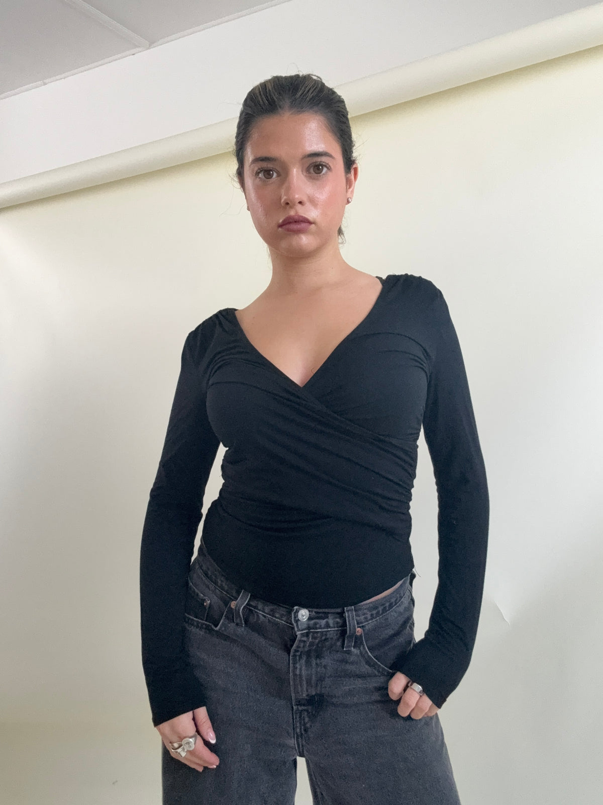 Bebe Y2K Longsleeve Top (S)