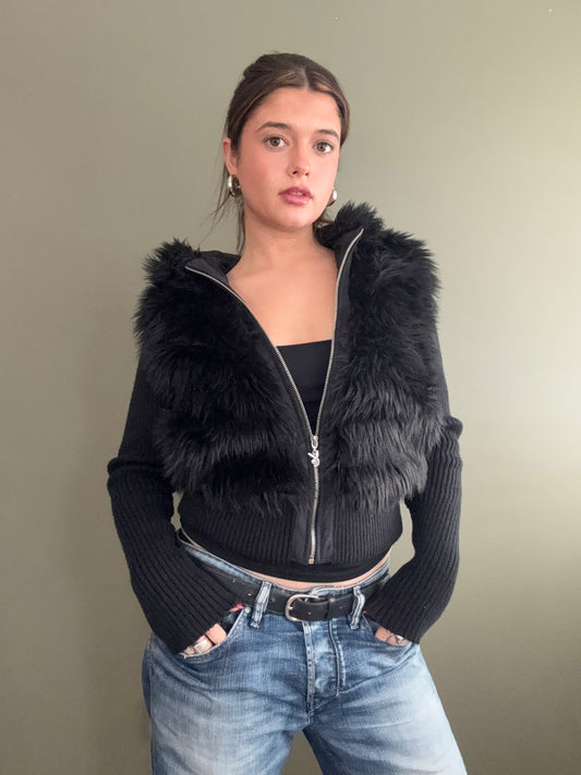 Playboy Faux Fur Jumper (UK10)
