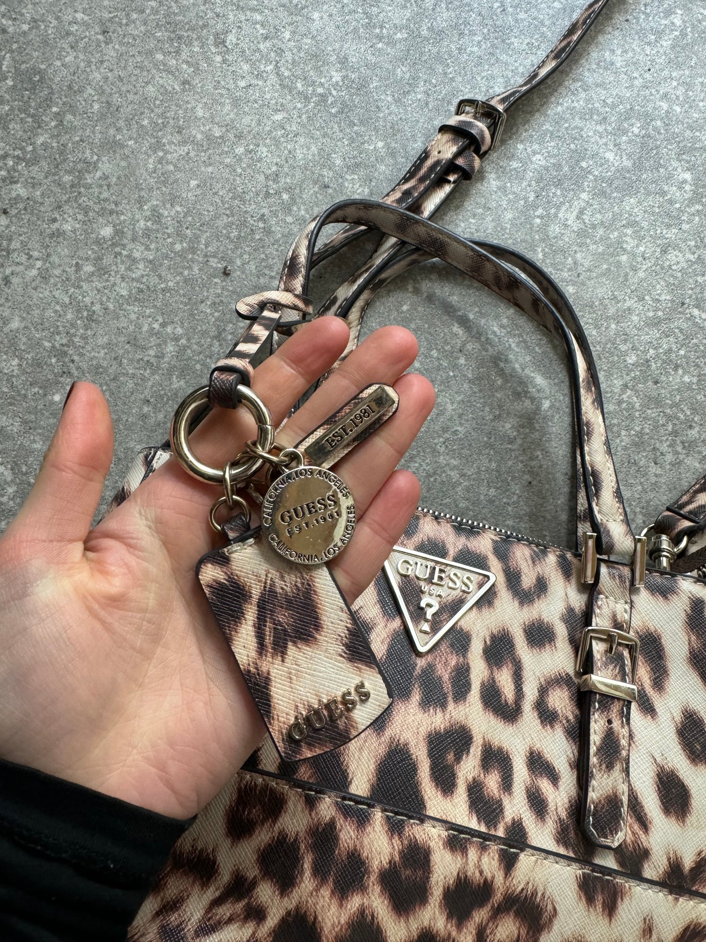 Leopard Print Guess Bag