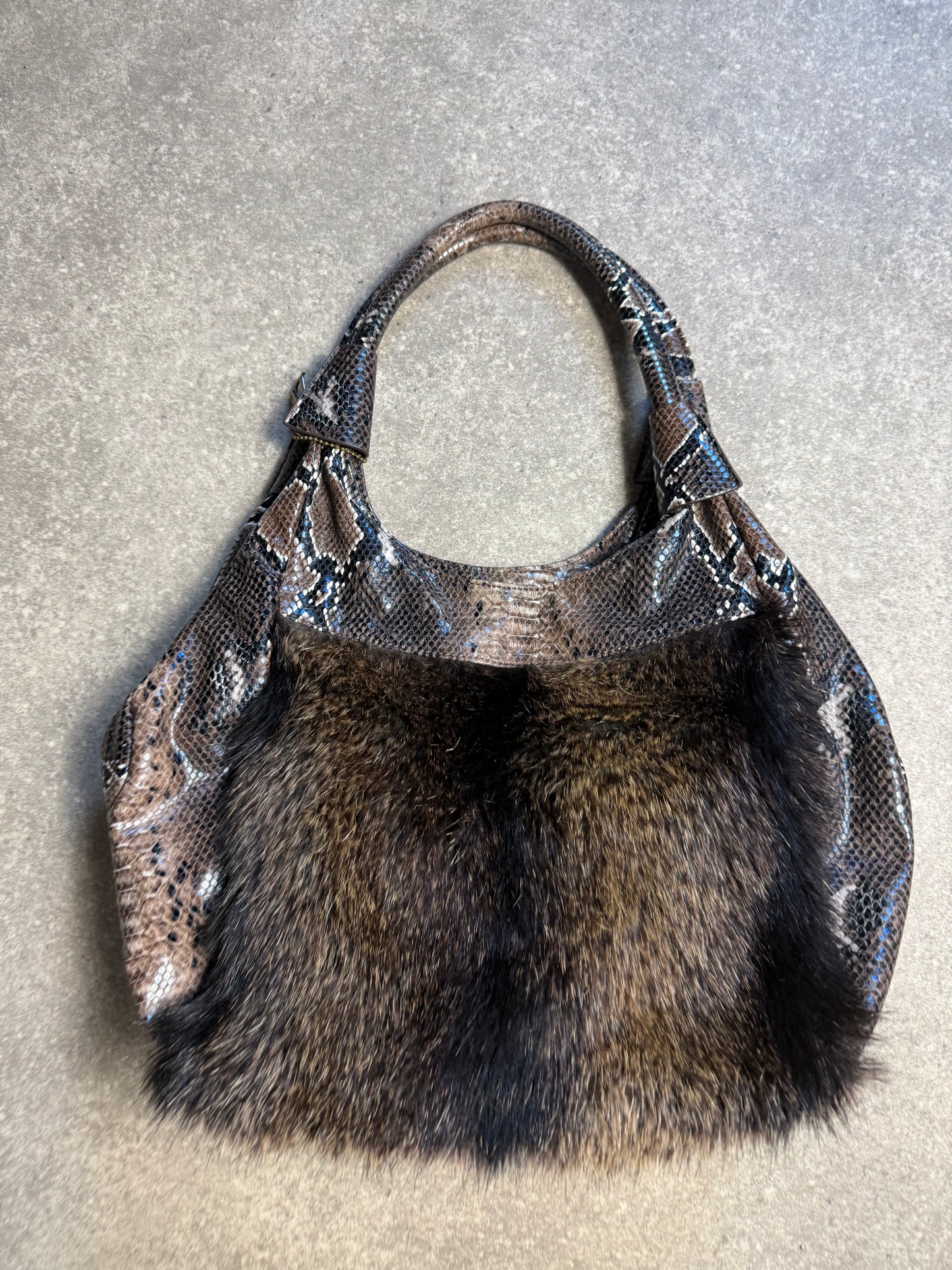 Bulaggi Faux Fur/Leather Bag